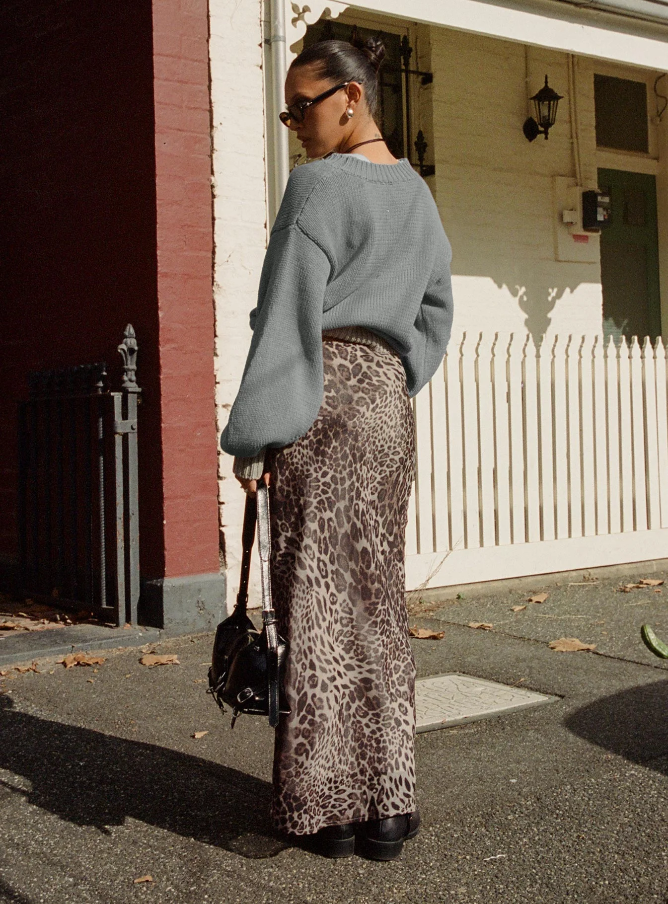 Manda Maxi Skirt Leopard - Image 12