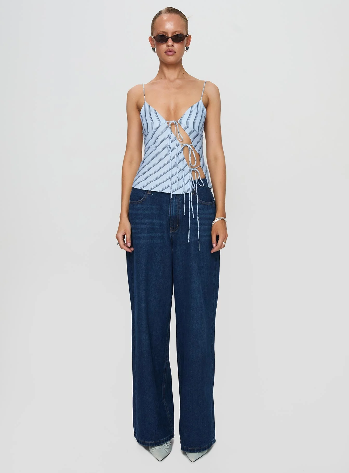 Mariah Top Blue Stripe - Image 7
