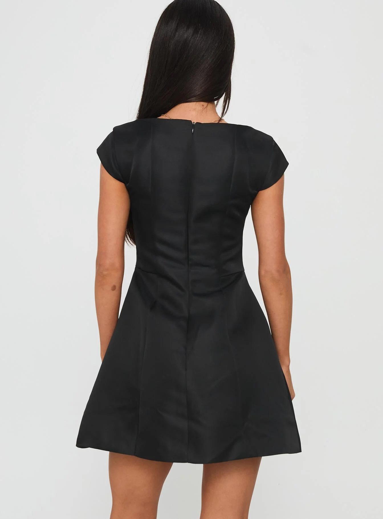 Mariza Mini Dress Black - Image 4