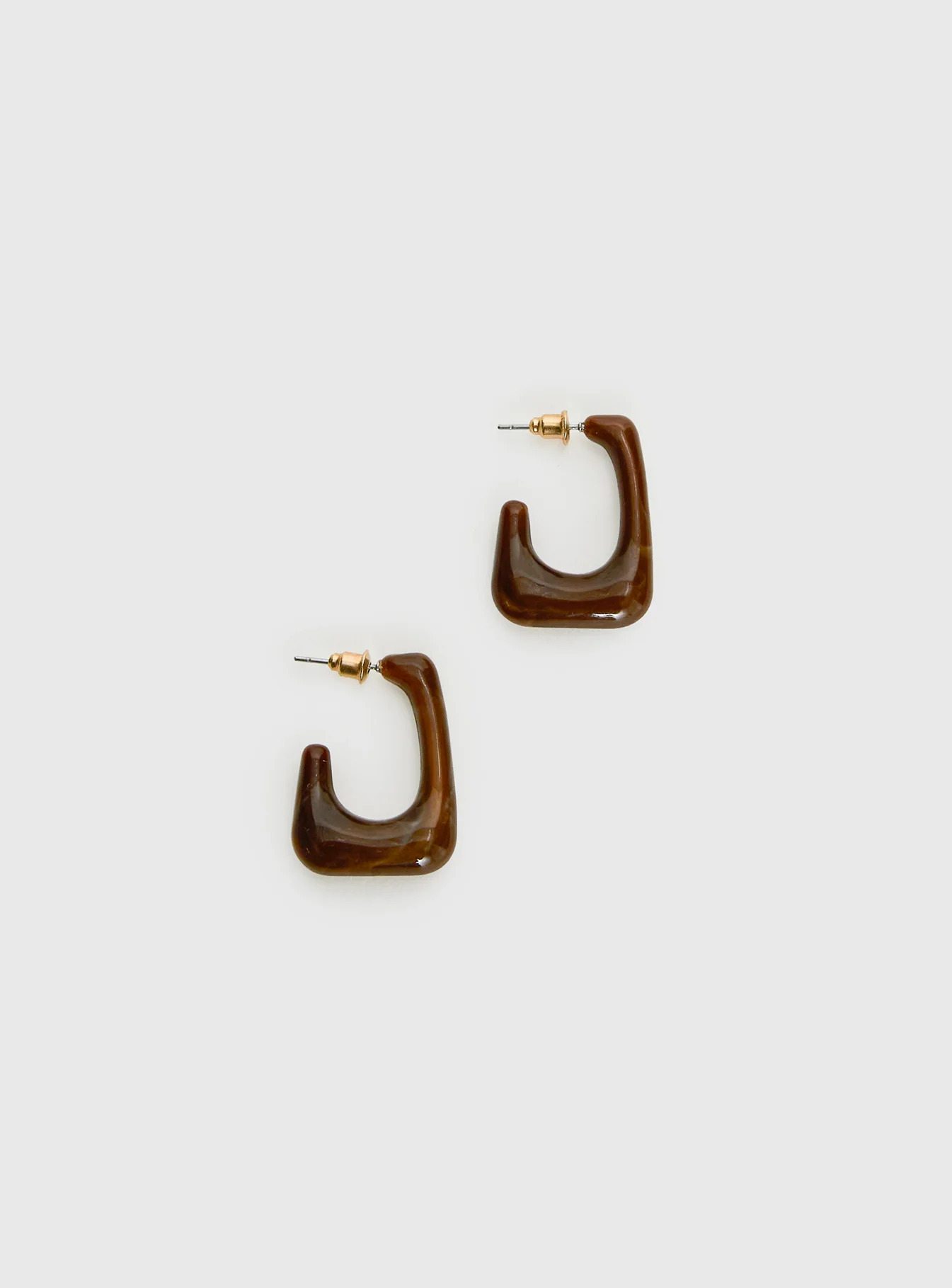 Marnee Earrings Brown - Image 3