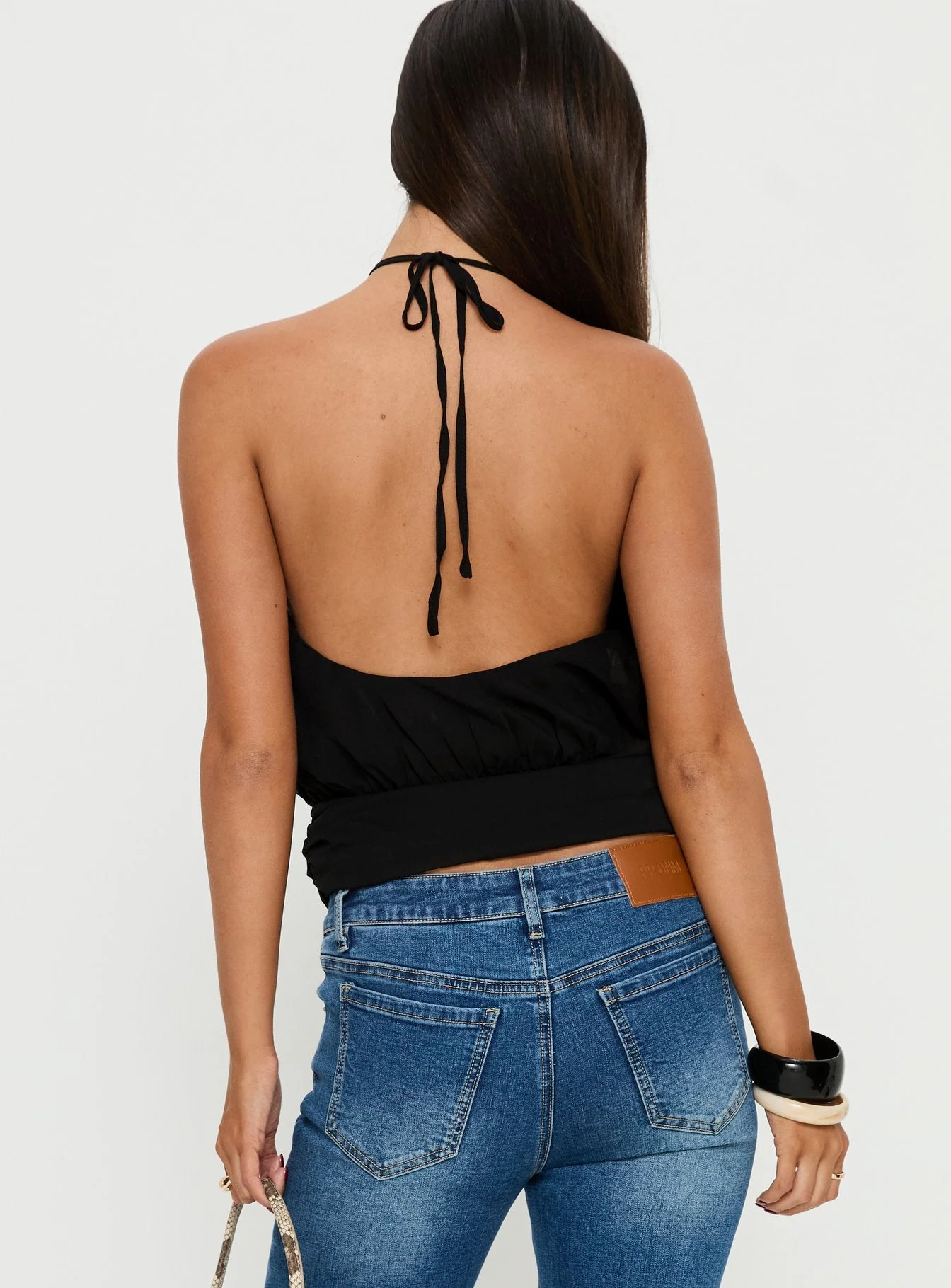 Marolyn Keyhole Top Black - Image 5