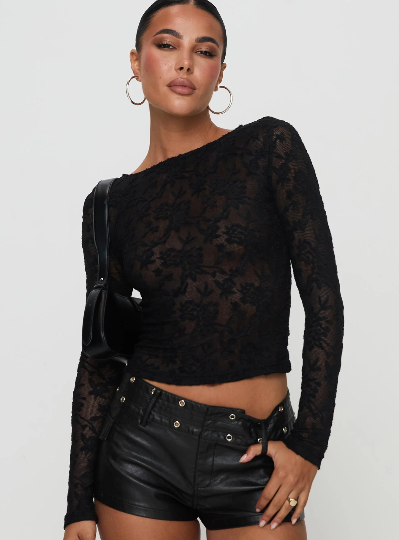 Martine Sheer Top Black - Image 2