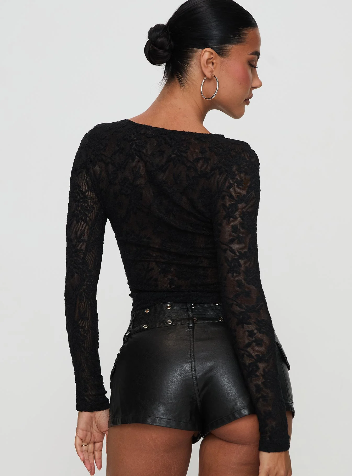 Martine Sheer Top Black - Image 5