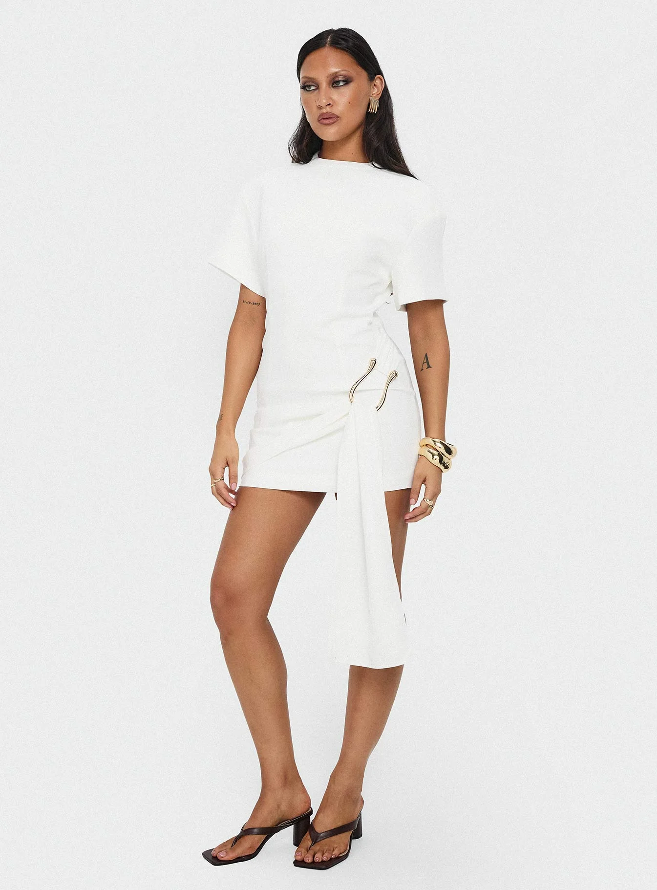 Martini Mini Dress Porcelain - Image 9