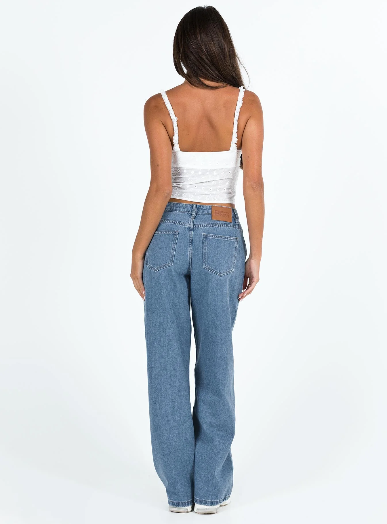 Maryanne Mid Rise Relaxed Jeans Mid Wash Denim Tall - Image 5