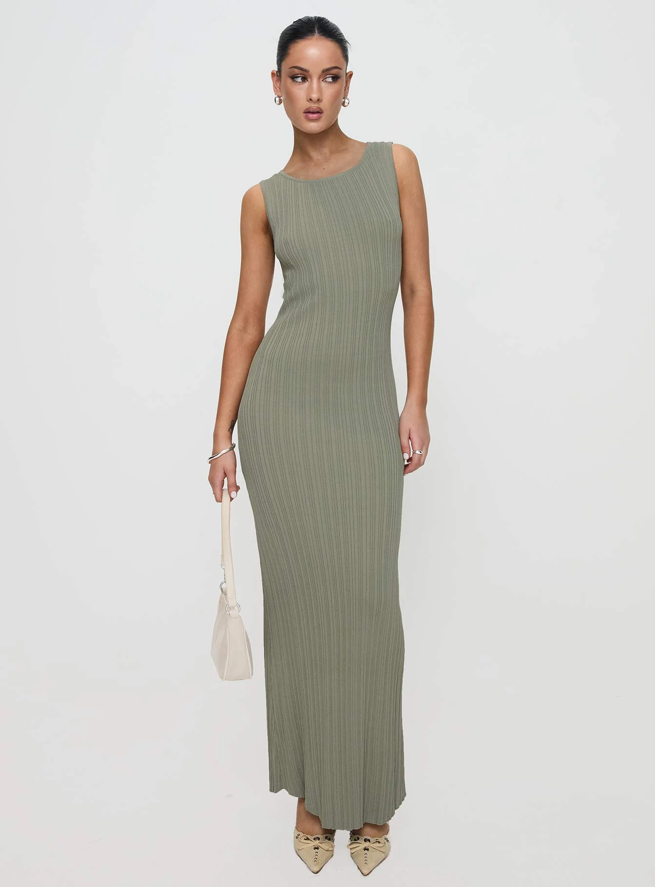 Mayok Maxi Dress Sage - Image 3