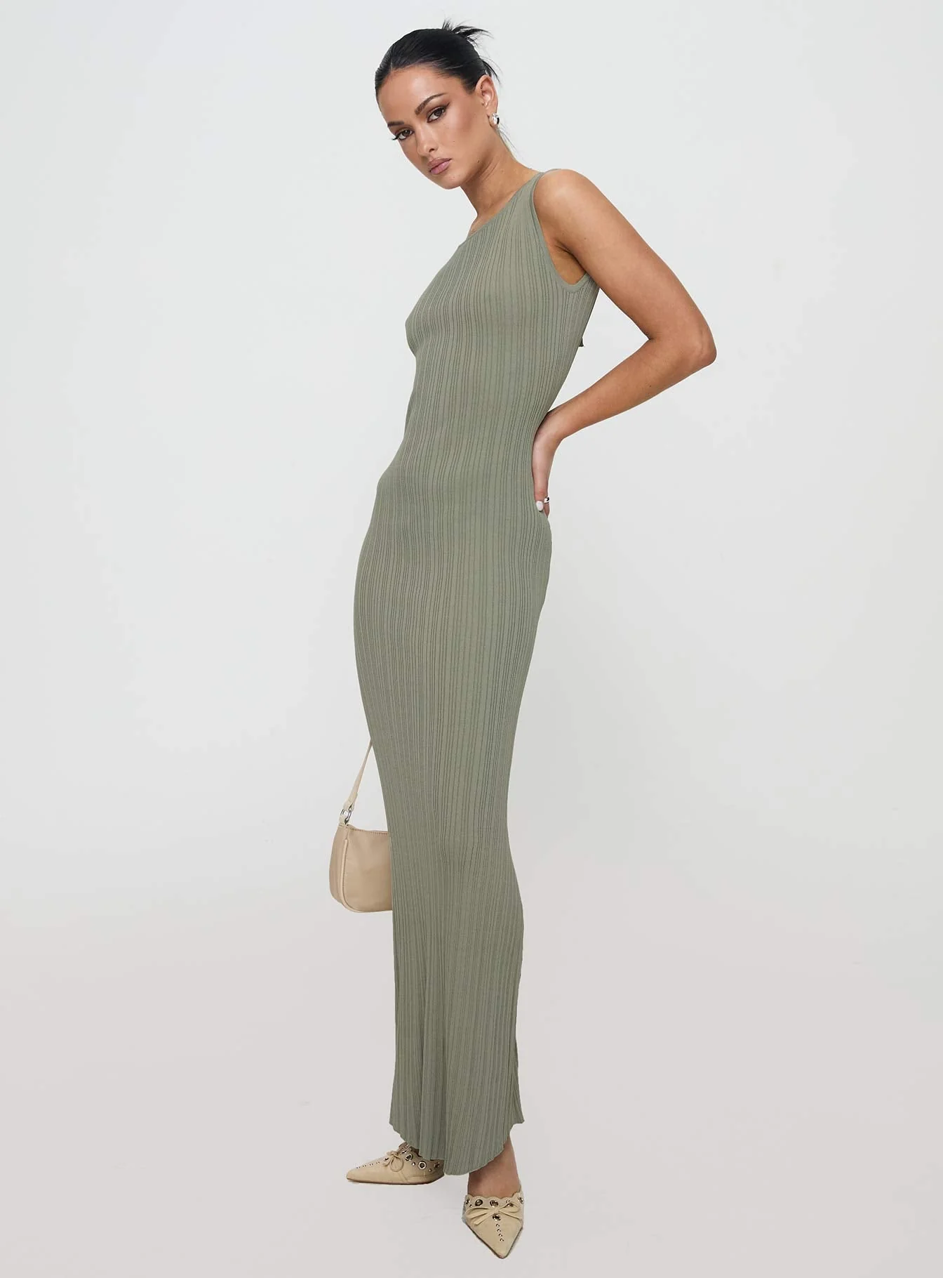 Mayok Maxi Dress Sage - Image 4