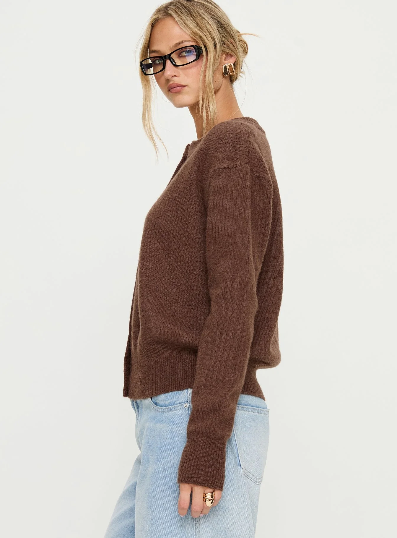 Melancholia Cardigan Chocolate - Image 4