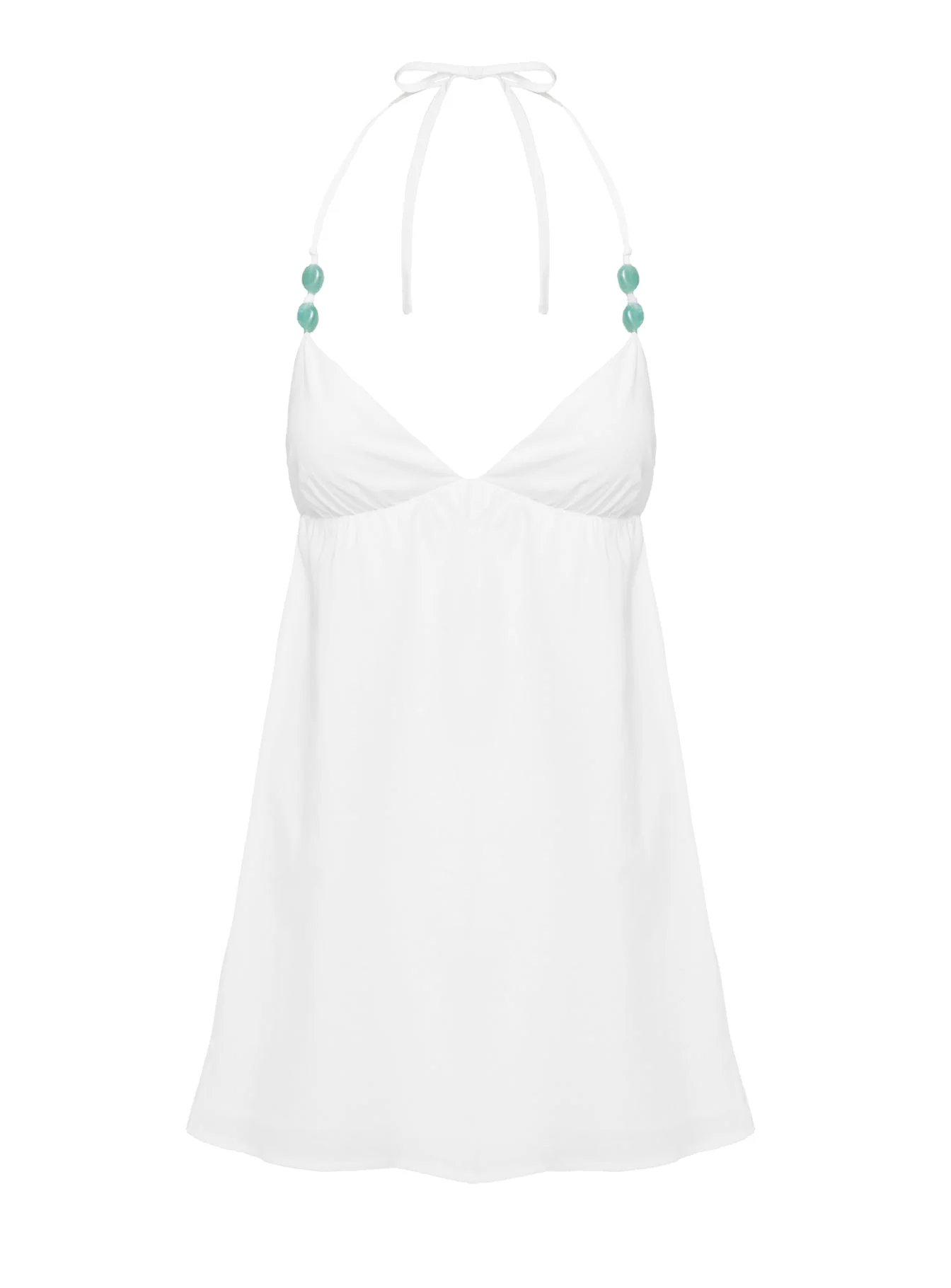 Melanea Mini Dress White - Image 6