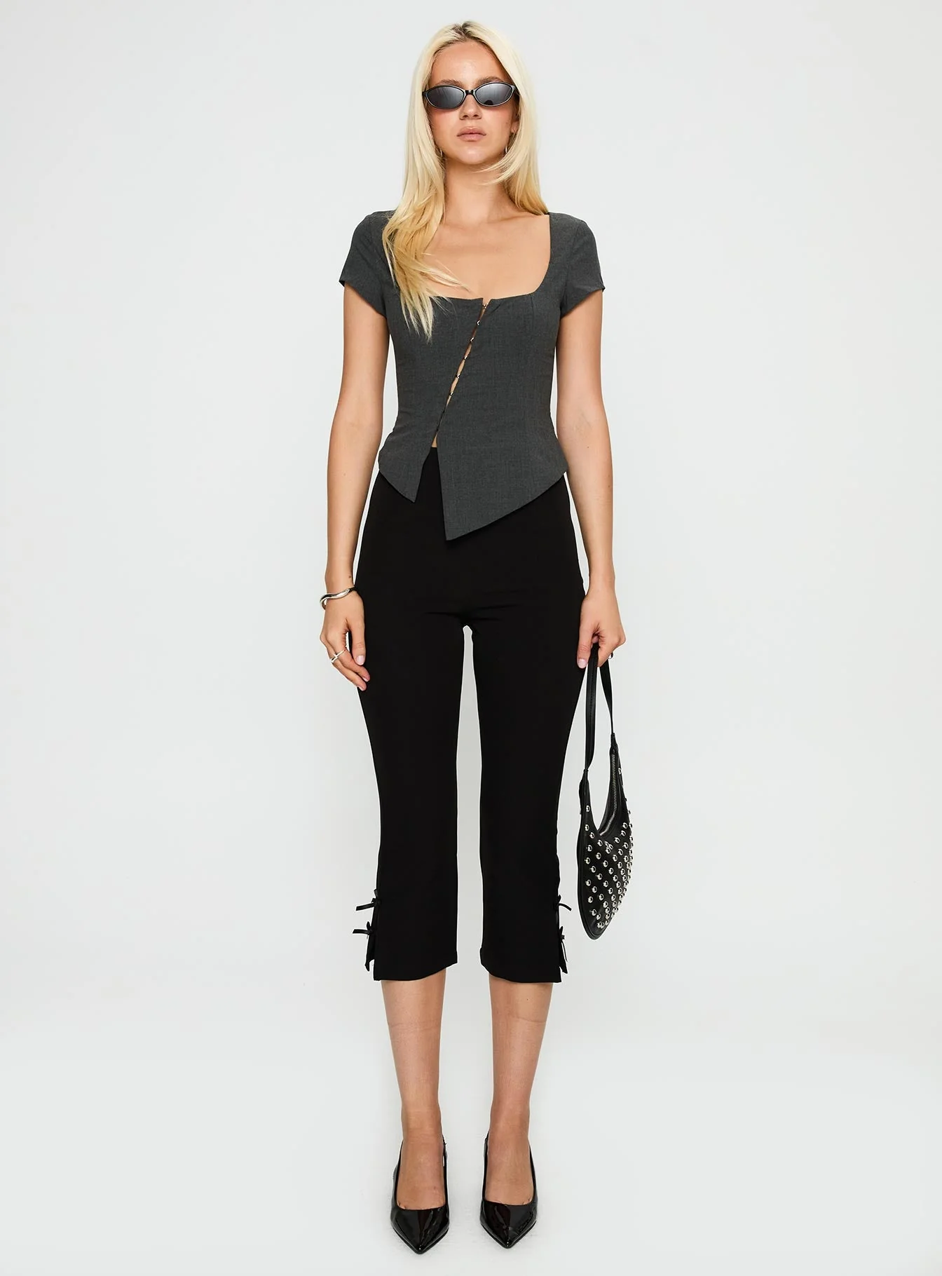 Memory Bliss Asymmetrical Top Grey - Image 7