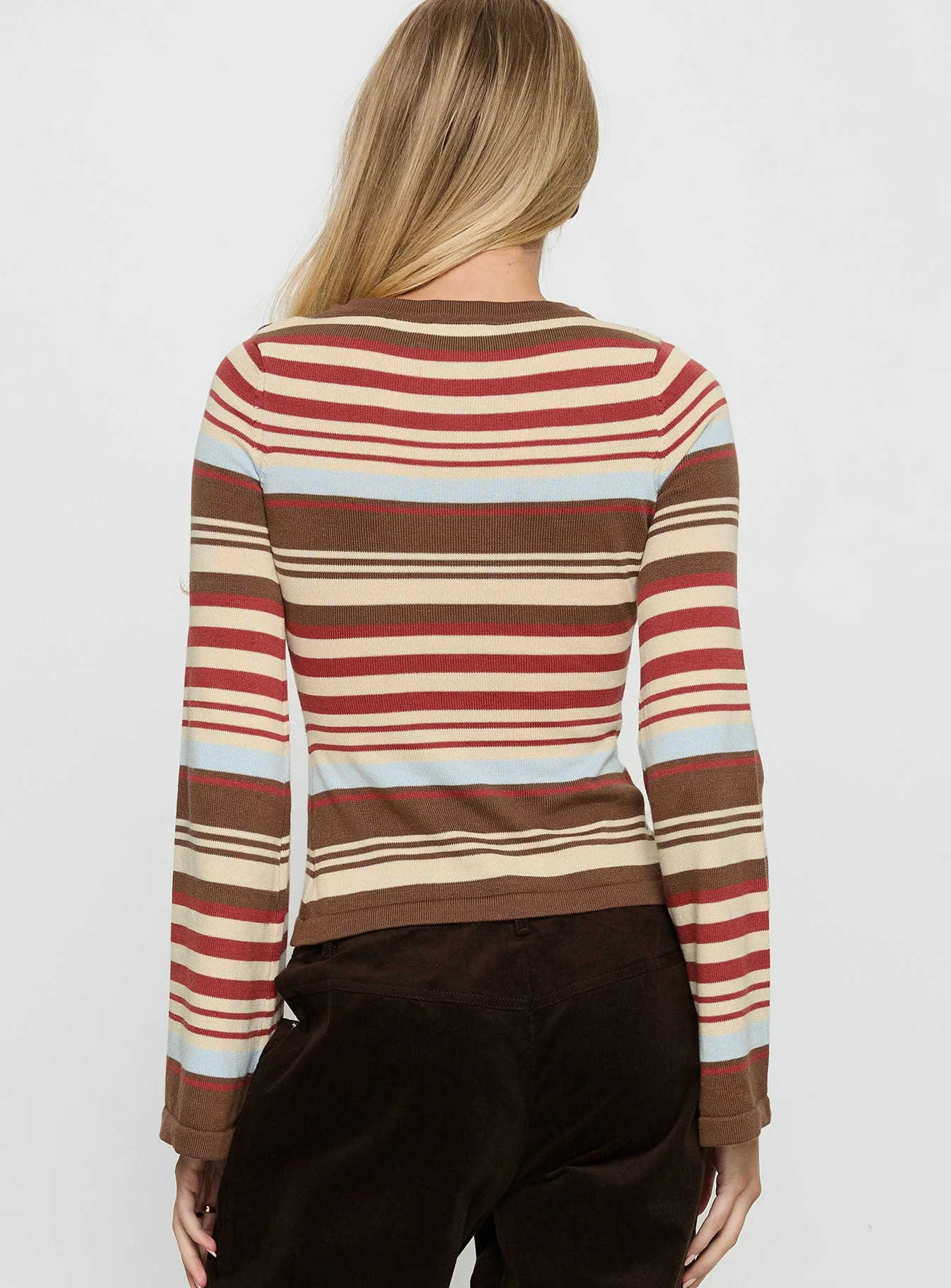 Milda Knit Cardigan Multi Stripe - Image 5