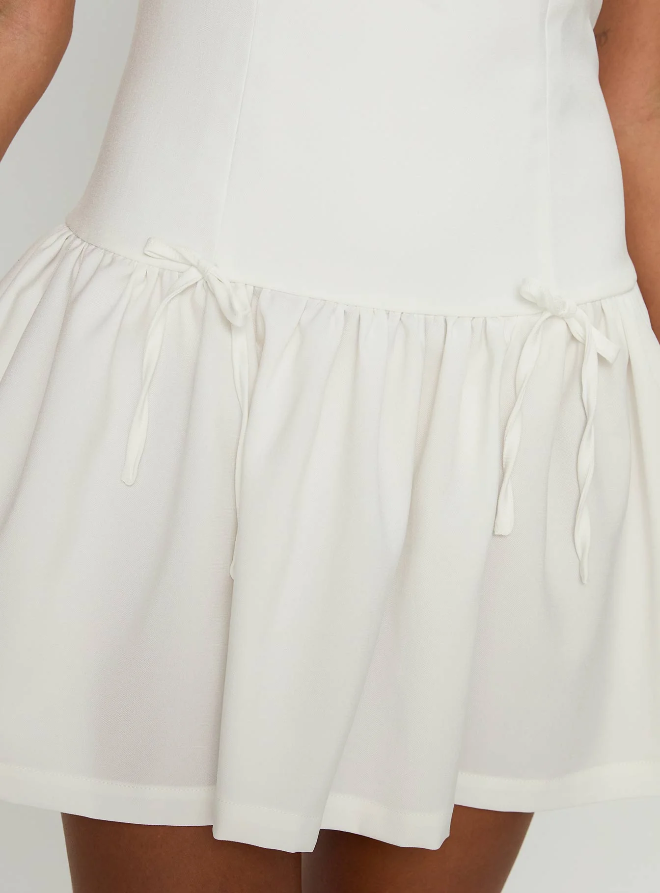 Milienne Mini Dress White - Image 6
