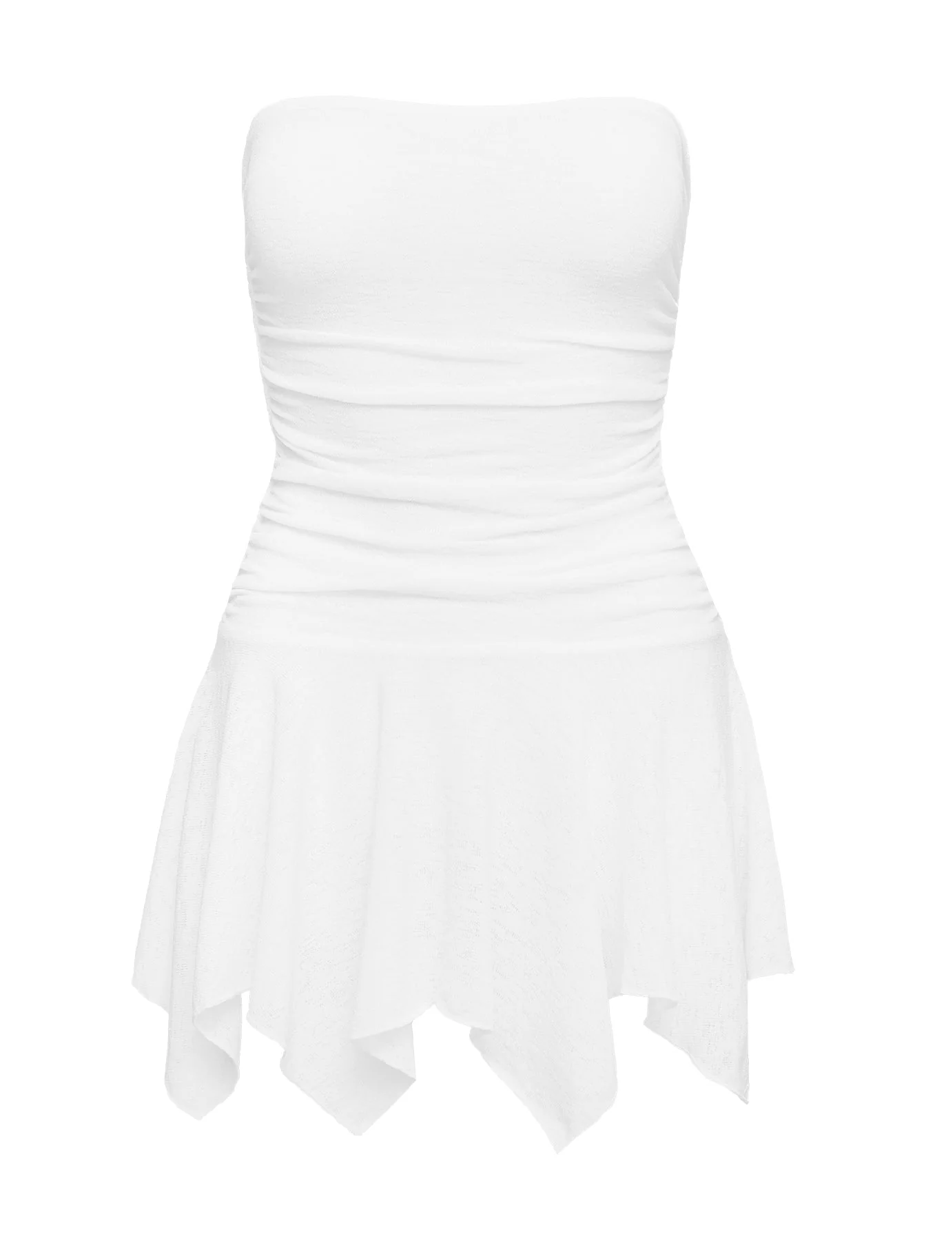 Minxie Strapless Playsuit White - Image 6