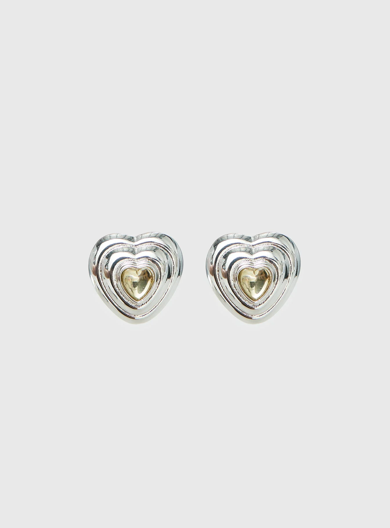 Missouri Stud Earrings Silver / Butter - Image 2