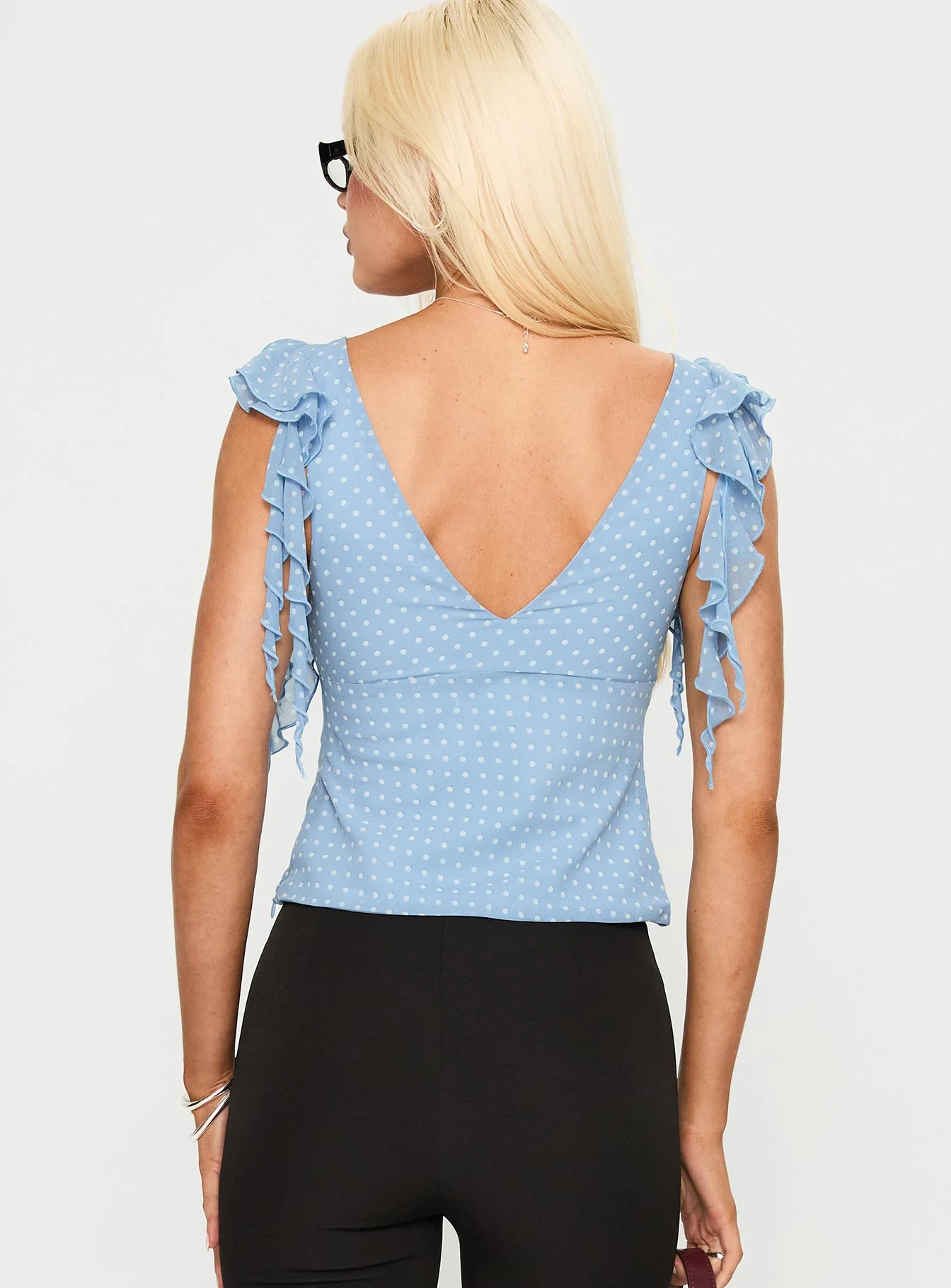 Miztry Top Blue Polka - Image 5