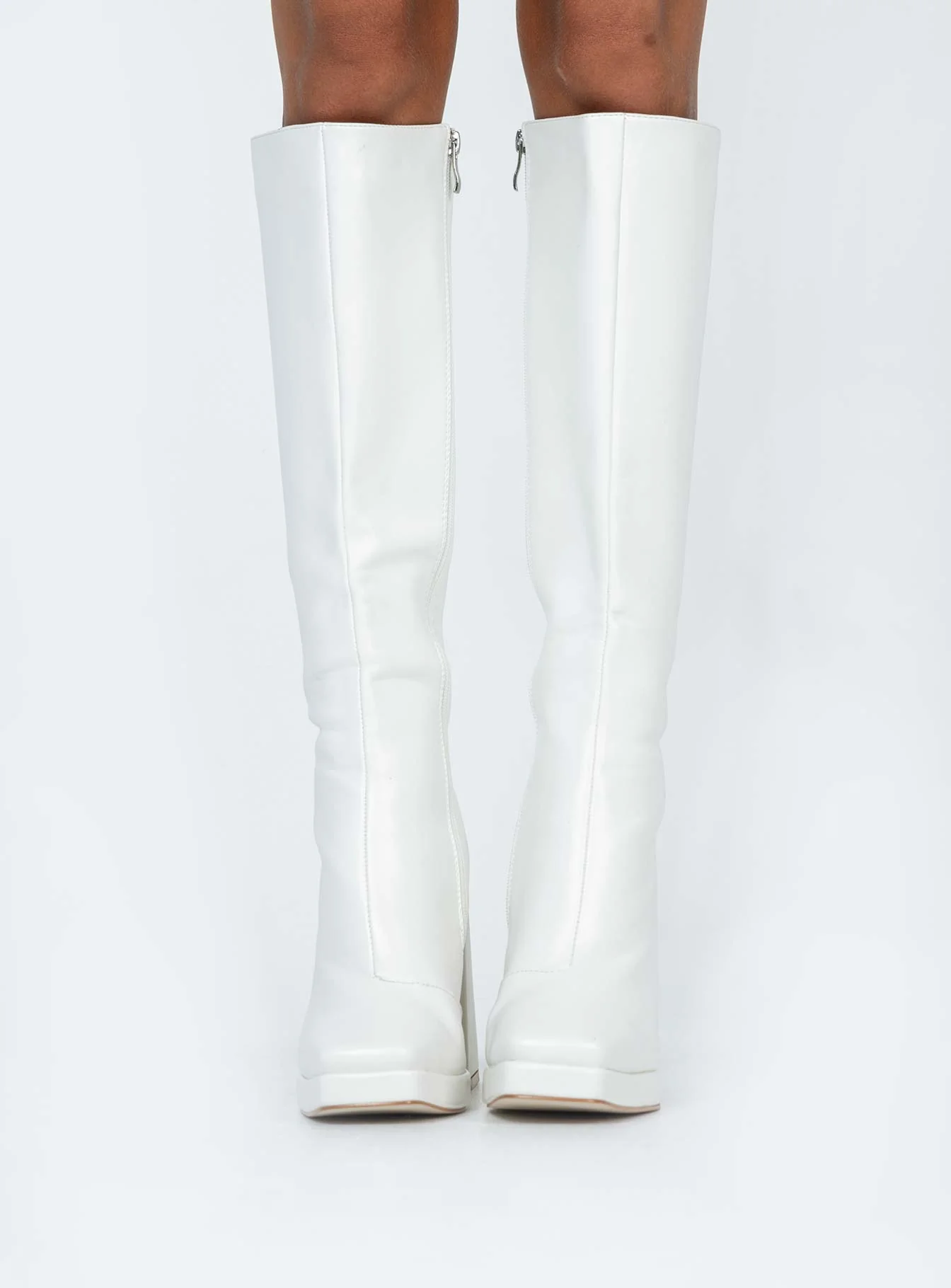Montgomery Boots Matte White - Image 2