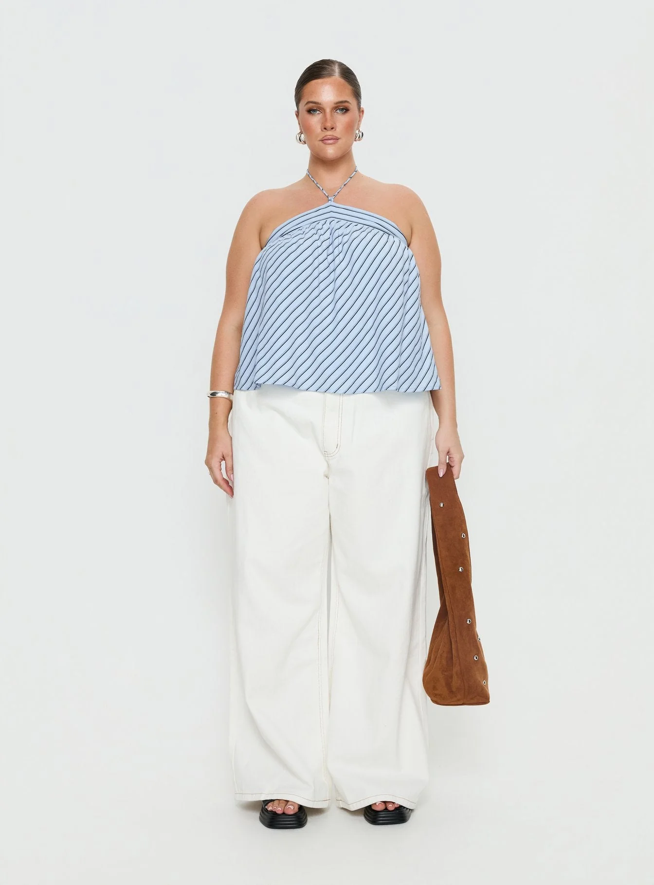 Moonlit Top Blue Stripe Curve - Image 6