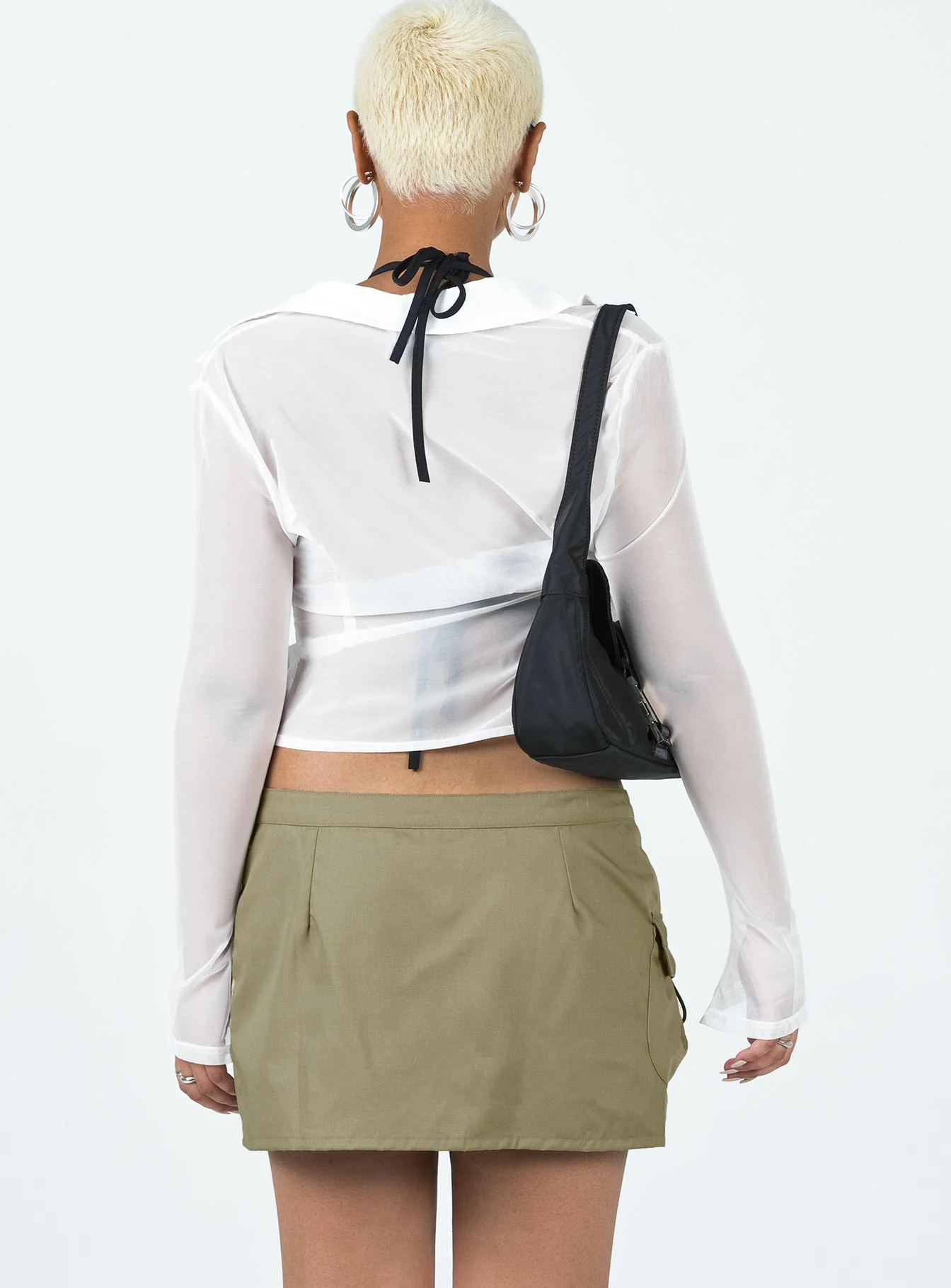 Motel Zephyr Skirt Taupe - Image 5