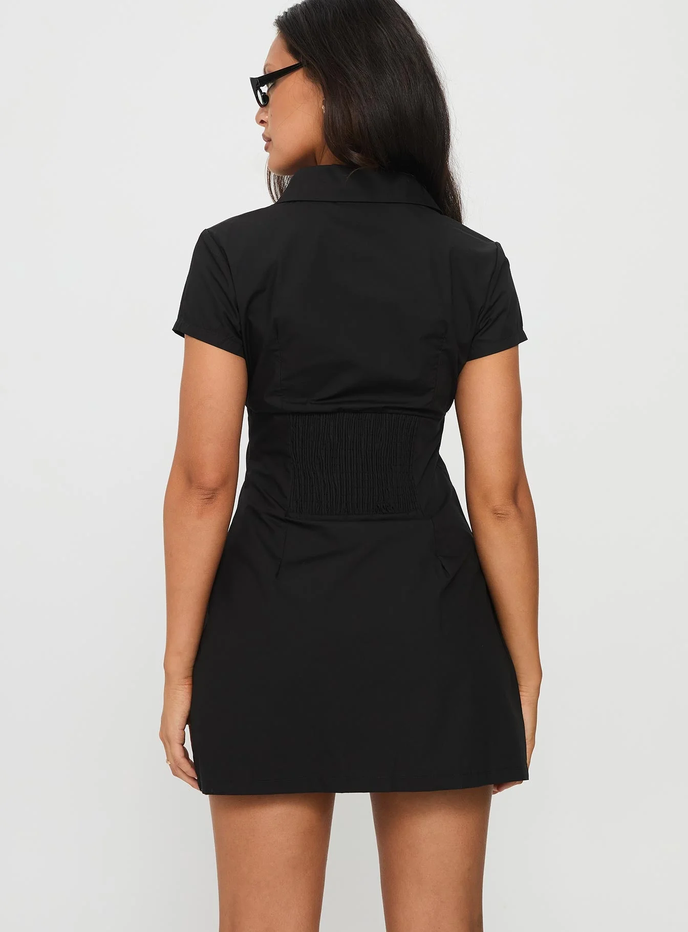 Motley Mini Dress Black - Image 5