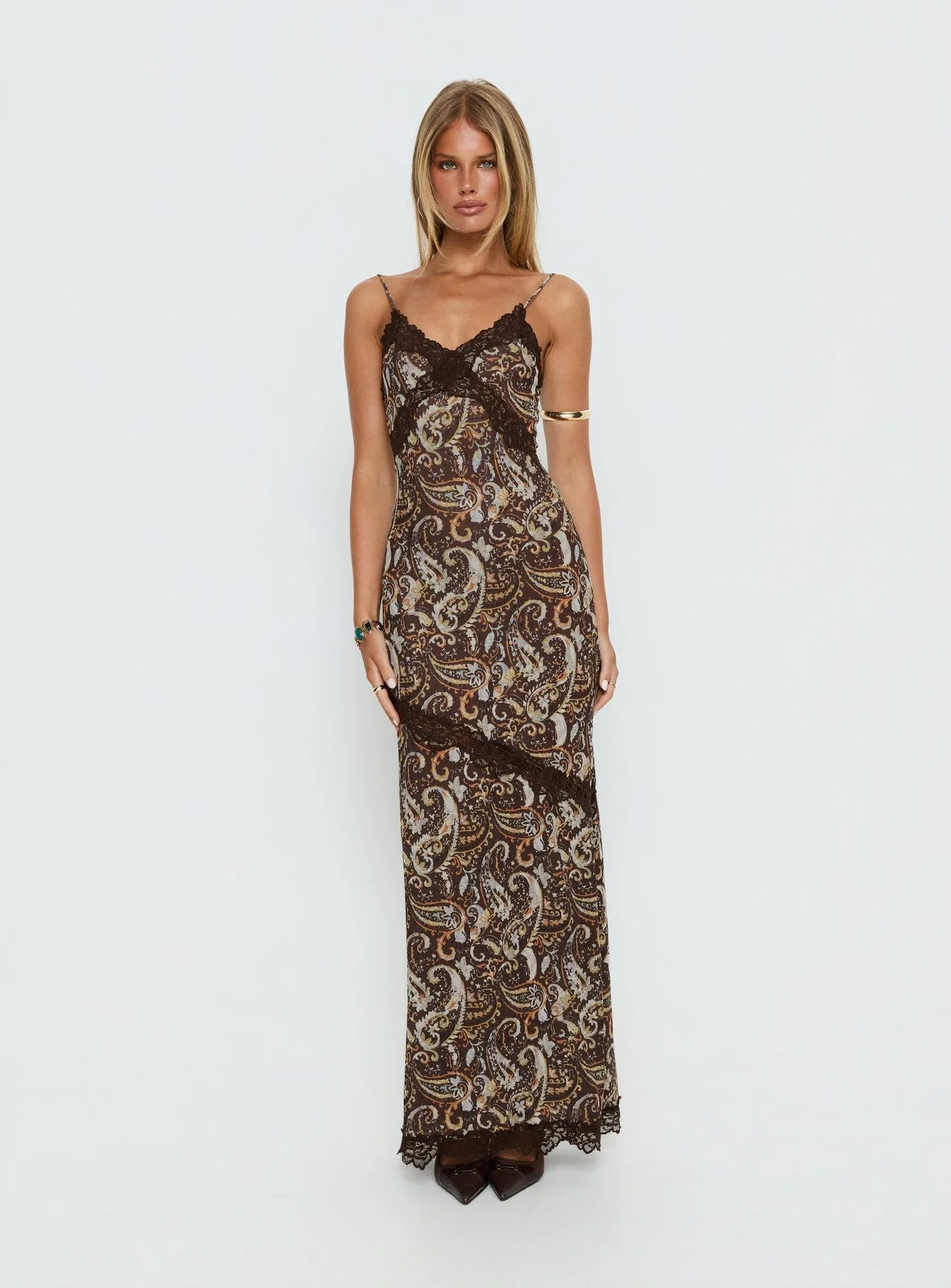 Musico Lace Maxi Dress Paisley - Image 2