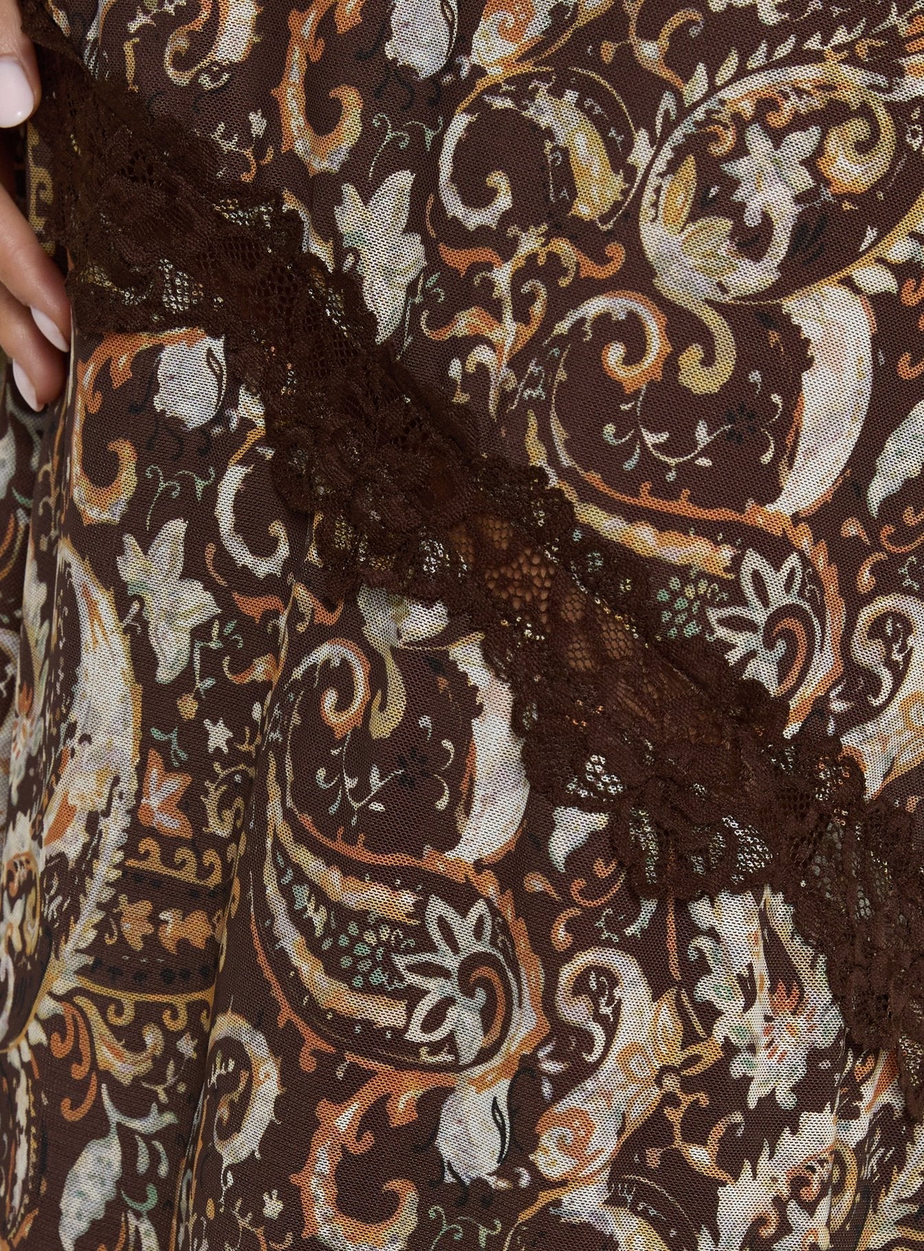 Musico Lace Maxi Dress Paisley - Image 6
