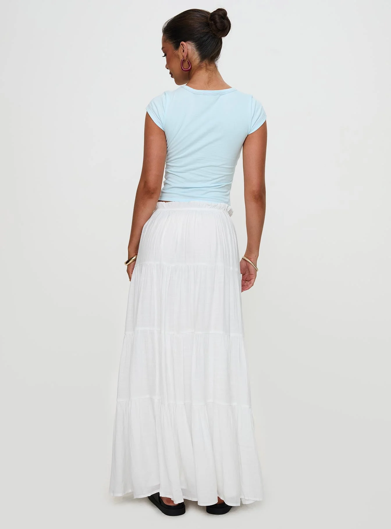 Mya Maxi Skirt White - Image 10
