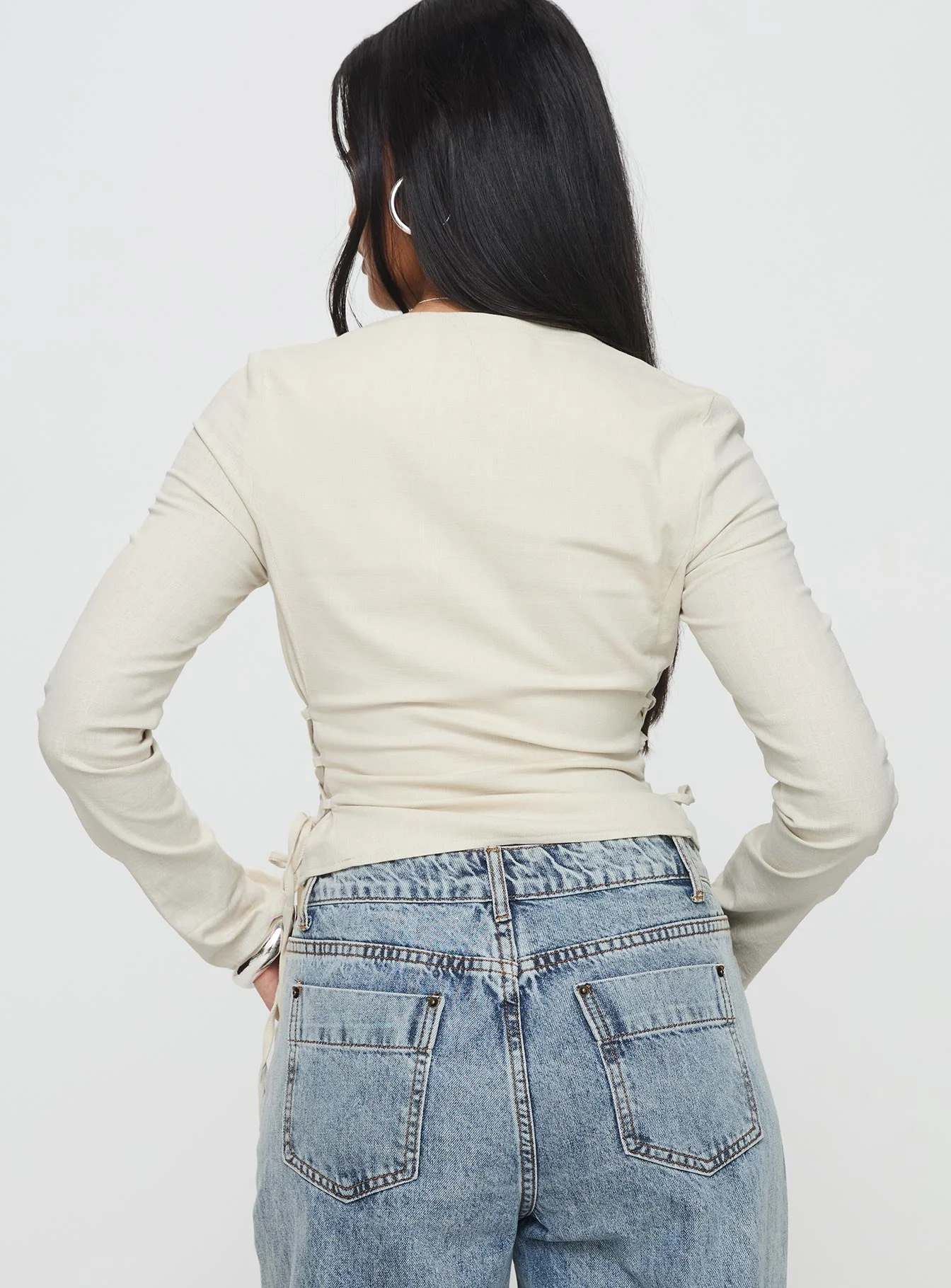 Myrin Long Sleeve Top Cream - Image 5