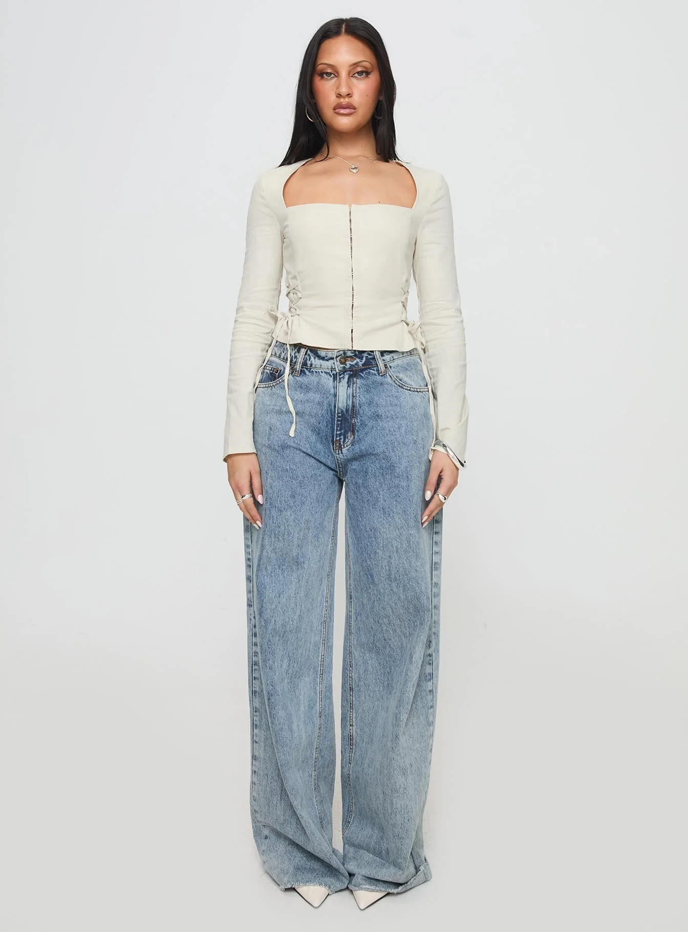 Myrin Long Sleeve Top Cream - Image 7