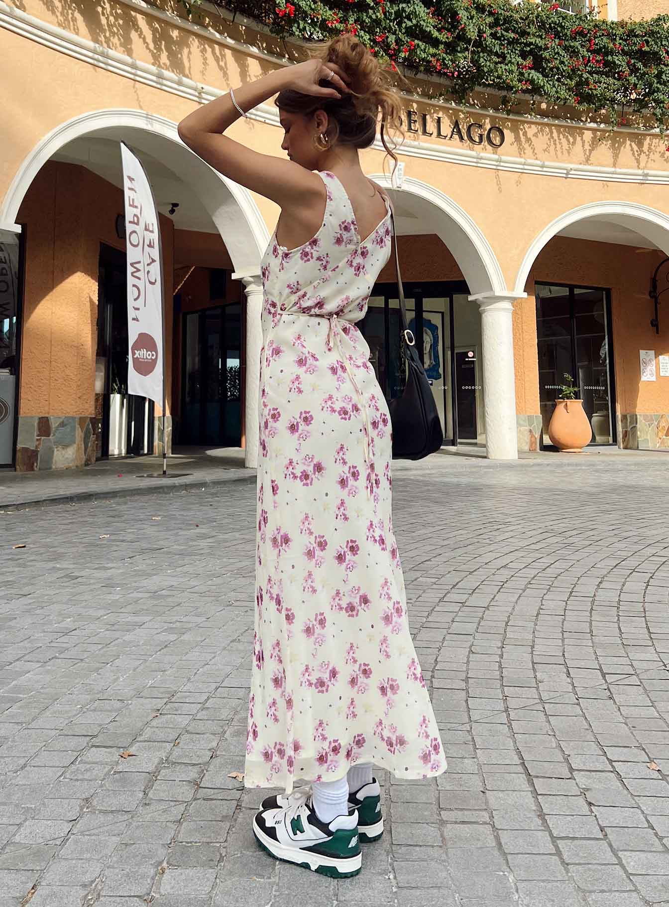 Nellie Midi Dress Yellow Floral - Image 10