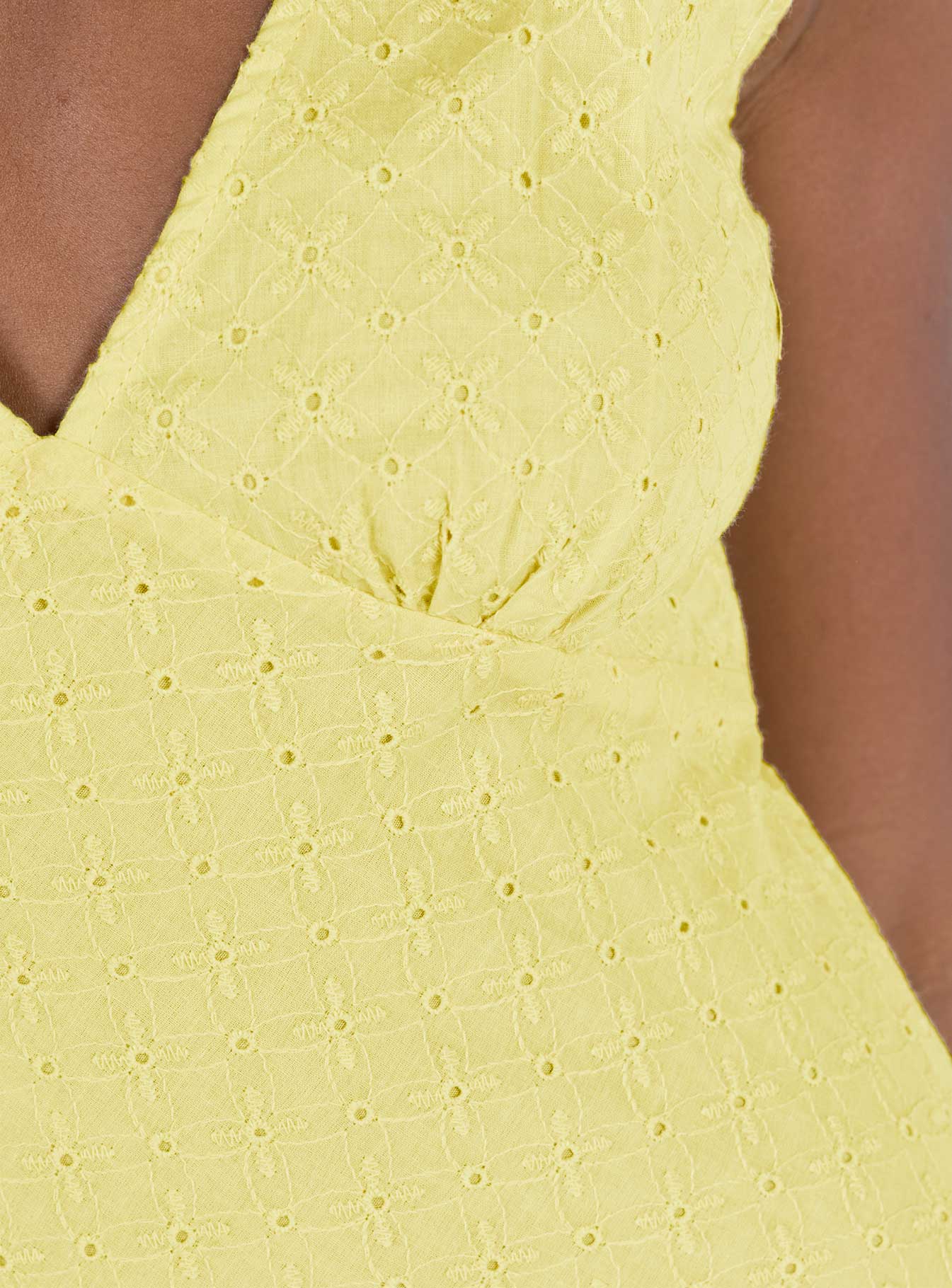 Nellie Mini Dress Yellow - Image 6