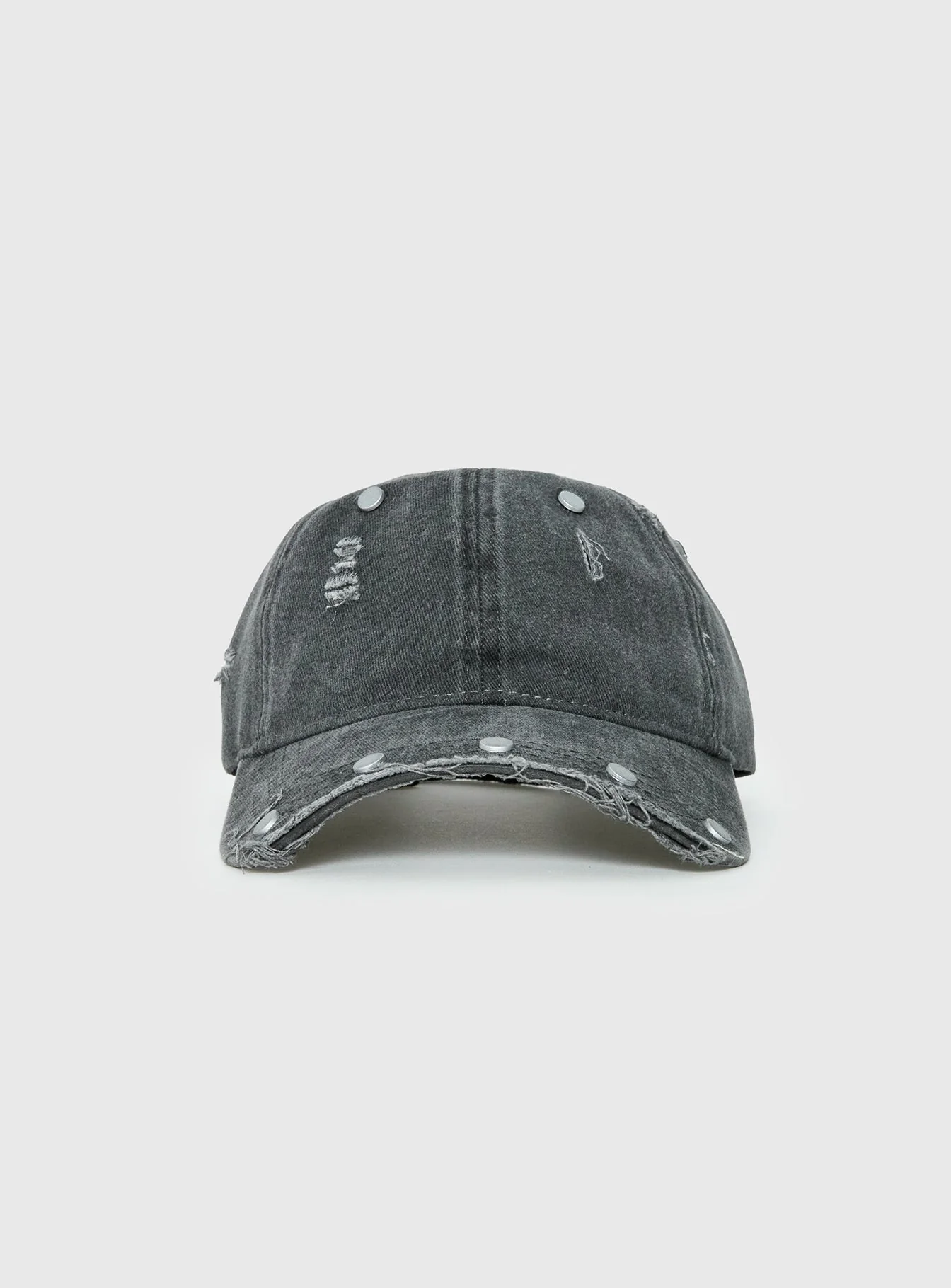 Night Shift Distressed Stud Cap Black - Image 2