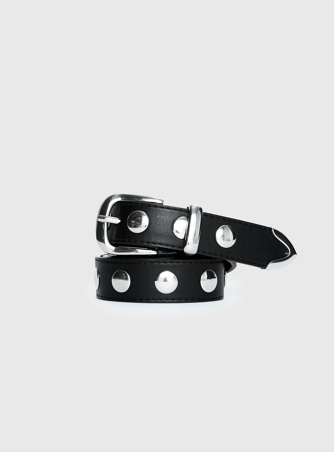 Nikoli Stud Belt Black / Silver - Image 2