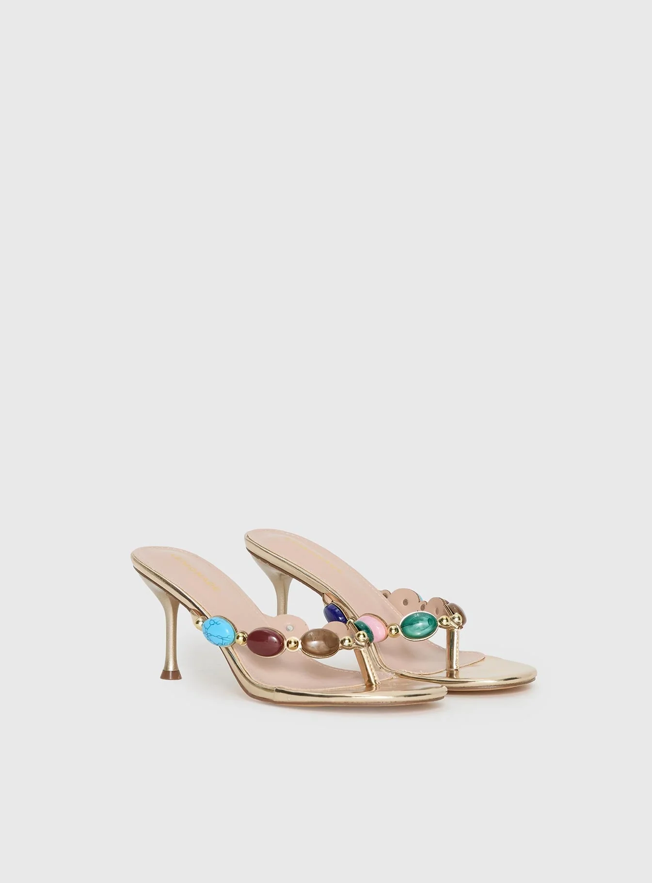 Nina Bead Heels Multi - Image 2