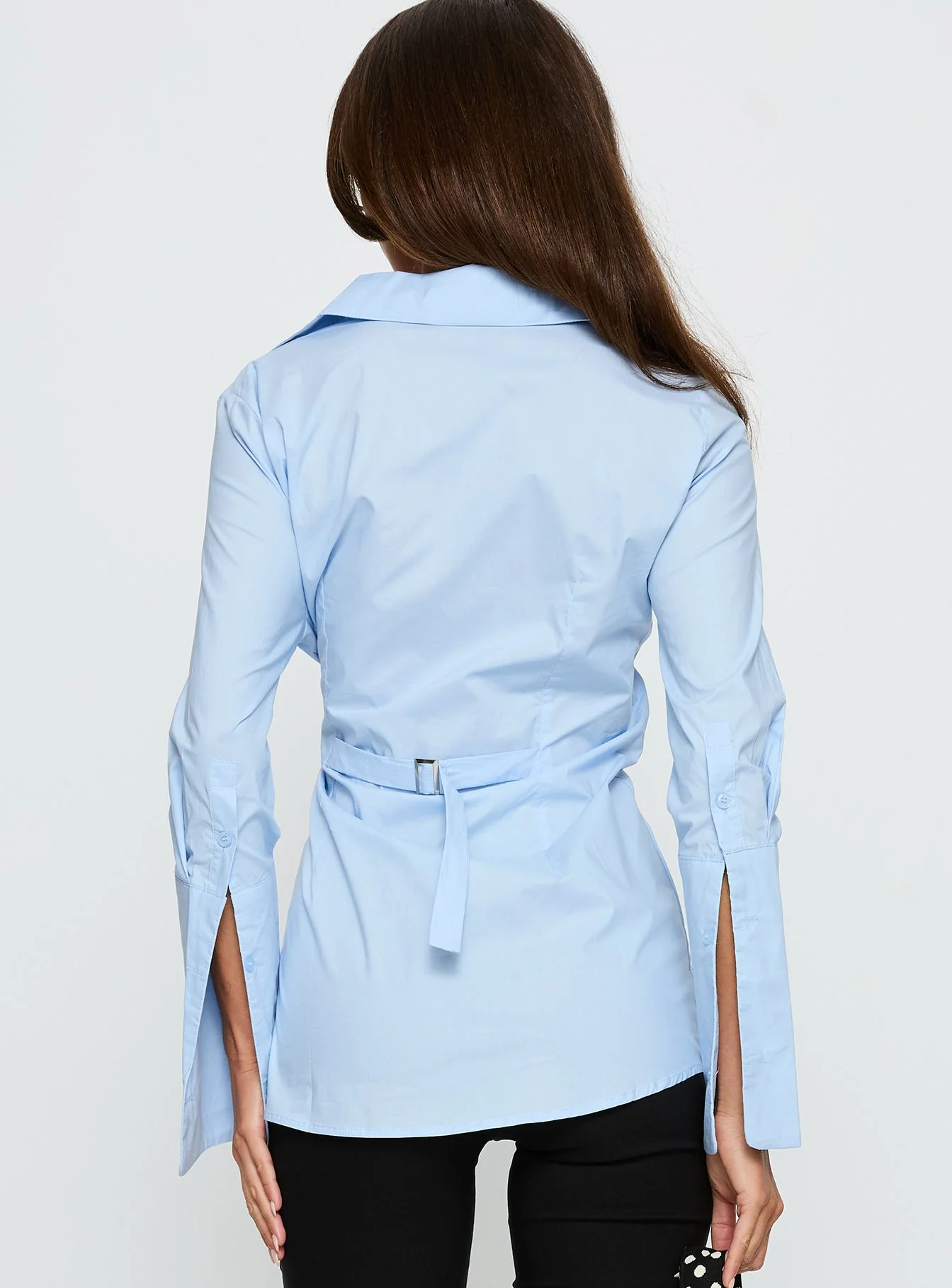 Nitsa Long Sleeve Shirt Blue - Image 5