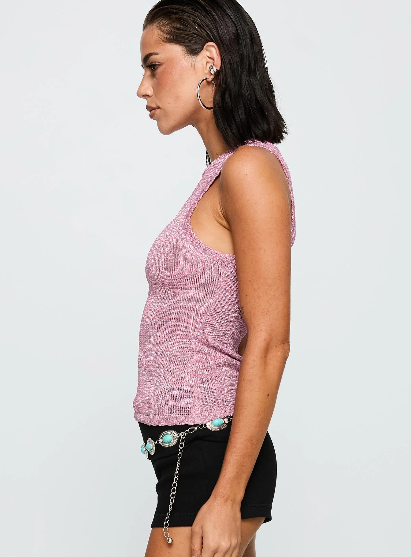 No Pretending Top Pink Glitter - Image 4