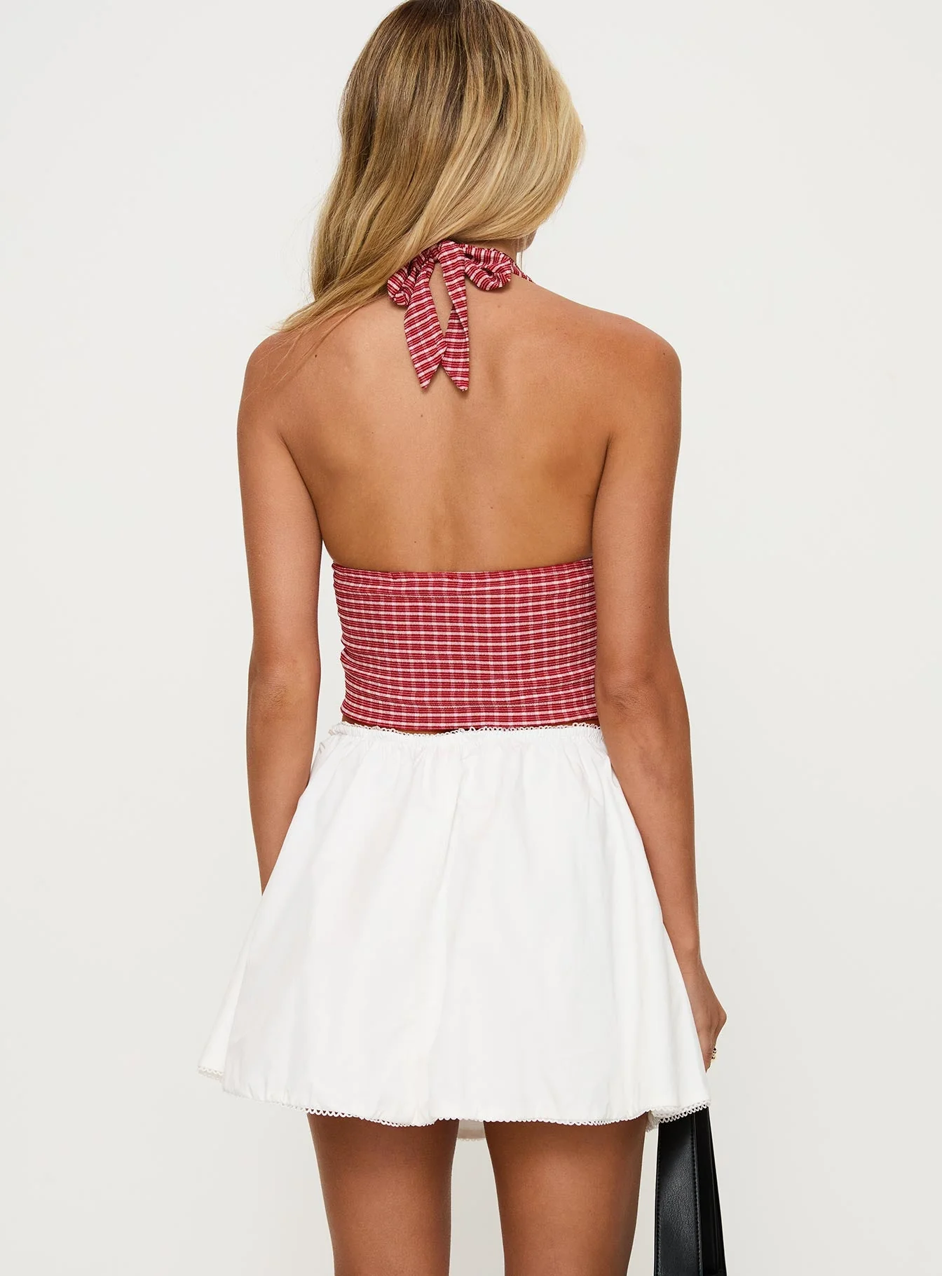 Nookie Mini Skirt White - Image 5