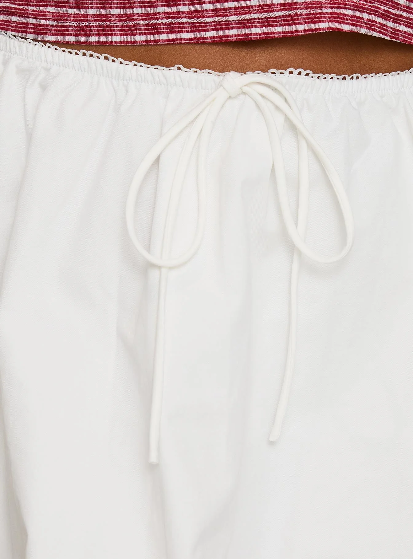 Nookie Mini Skirt White - Image 6