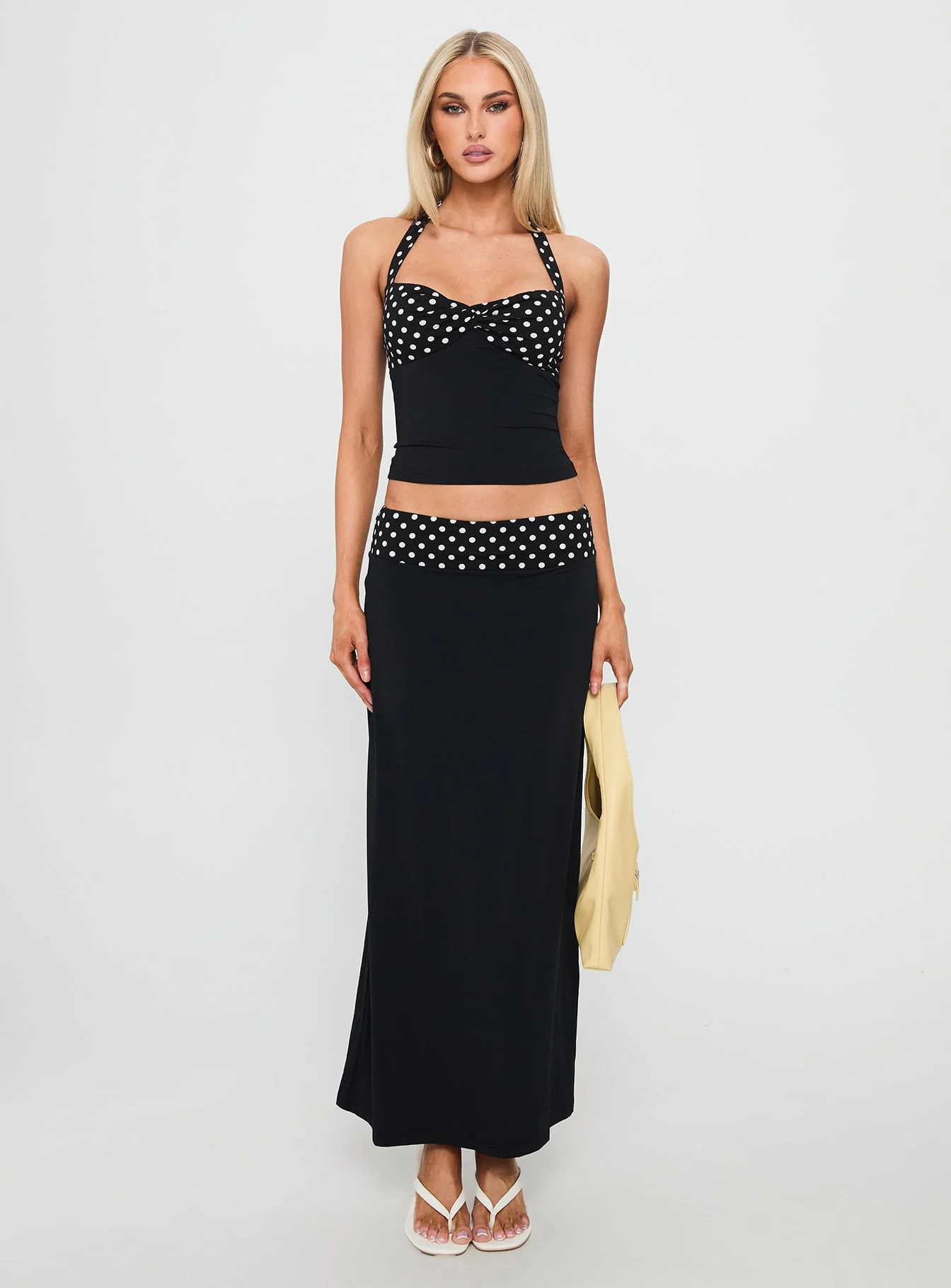 Norelle Halter Set Black Polka Dot - Image 7