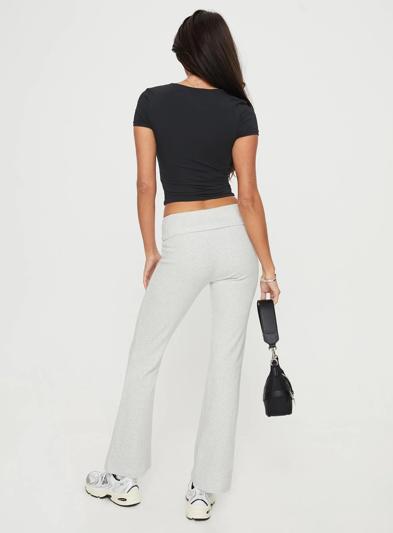 Norment Rib Pants Grey Tall - Image 5