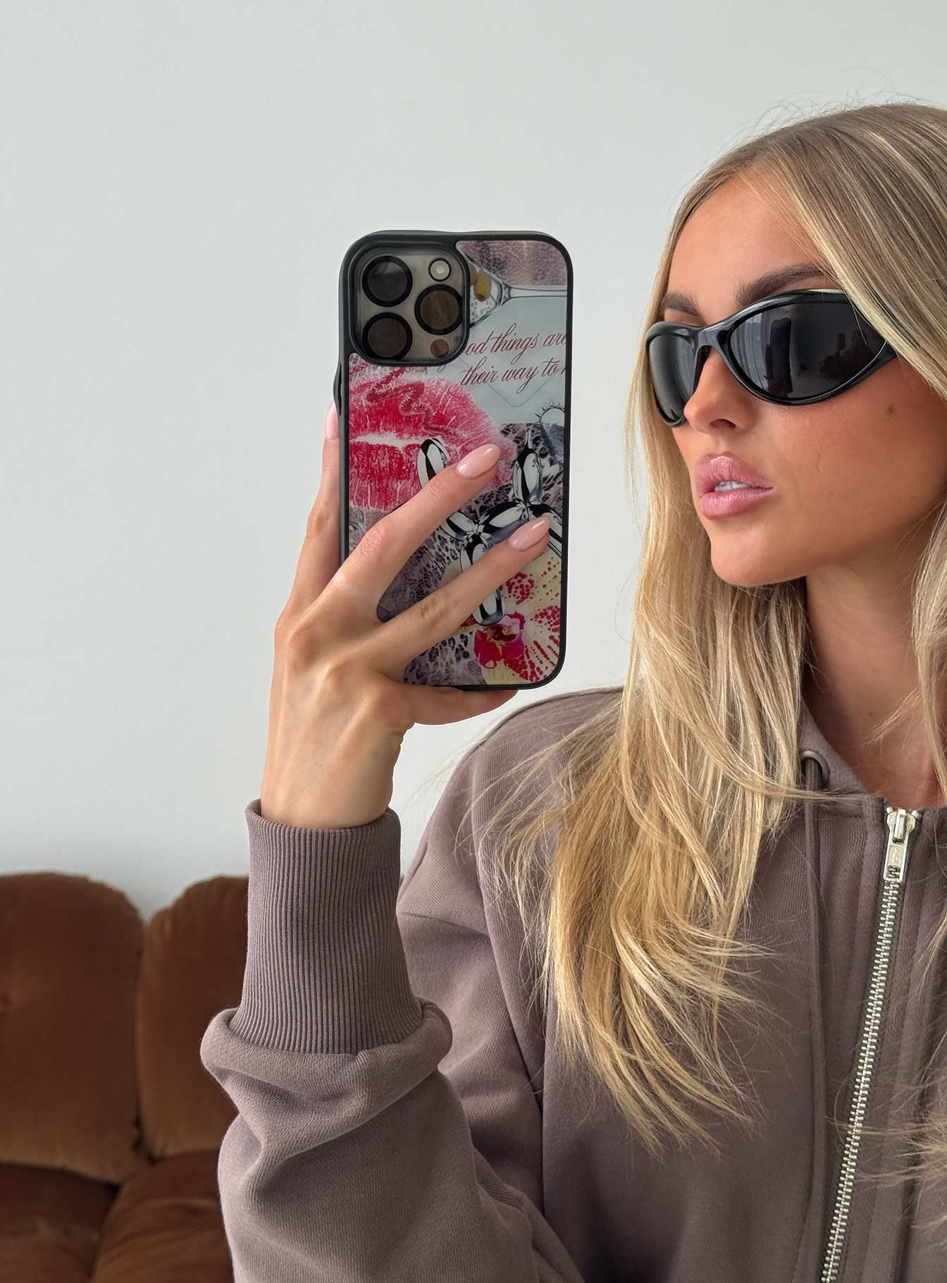 Nottie iPhone Case Leopard Collage - Image 3