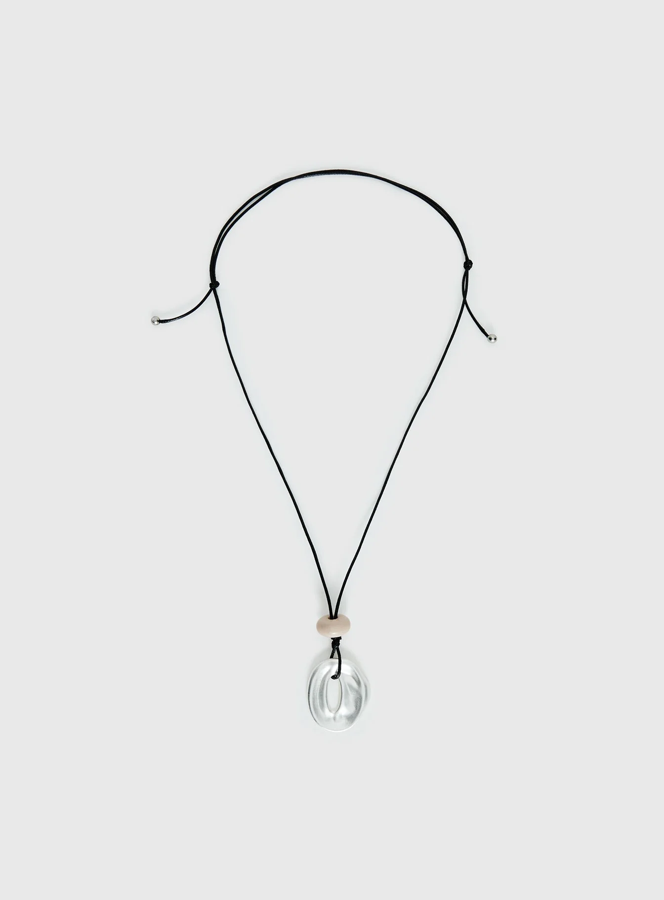 Notting Hill Long Necklace Silver - Image 2