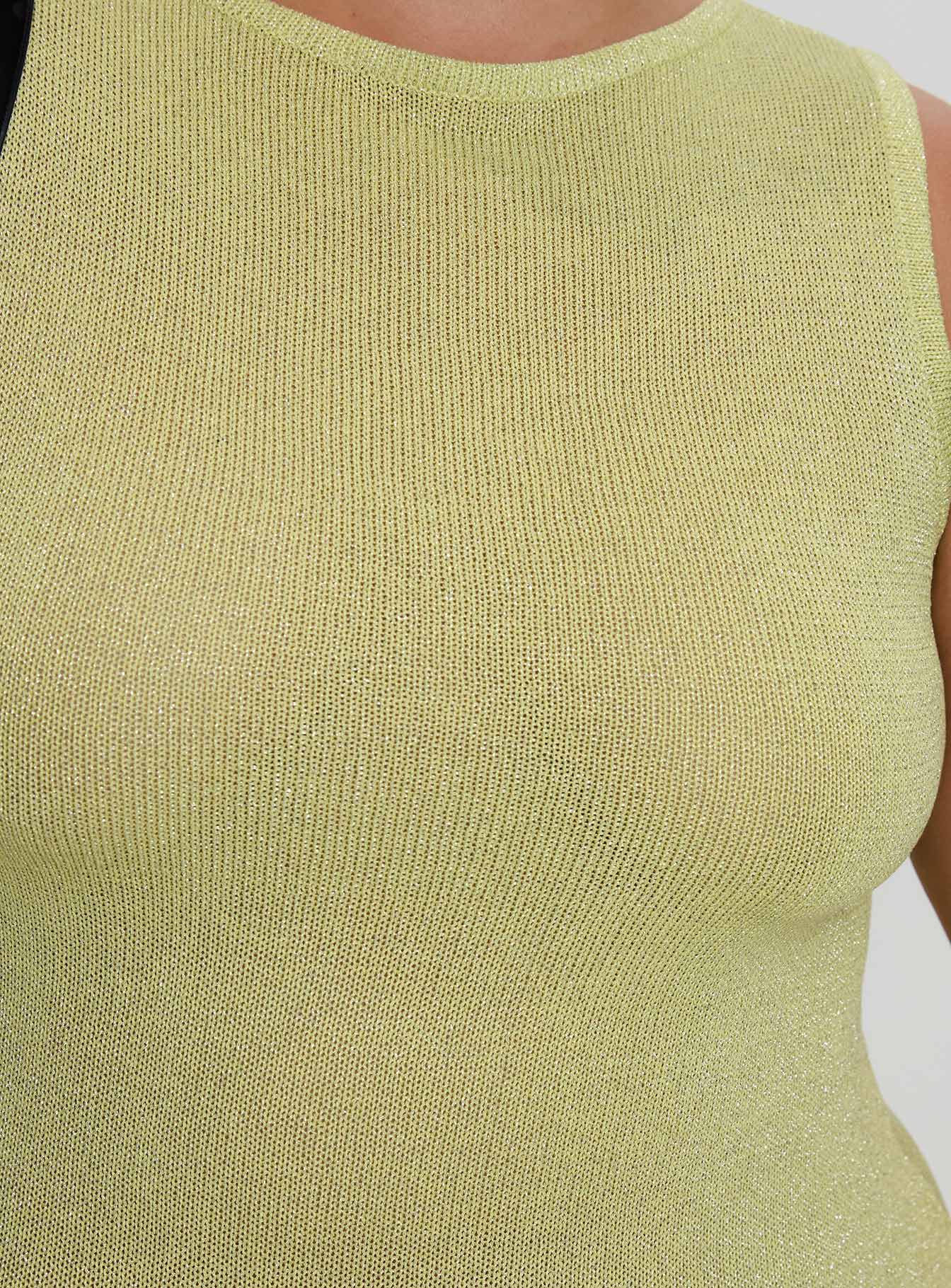 Oceana Mini Dress Green Curve - Image 6