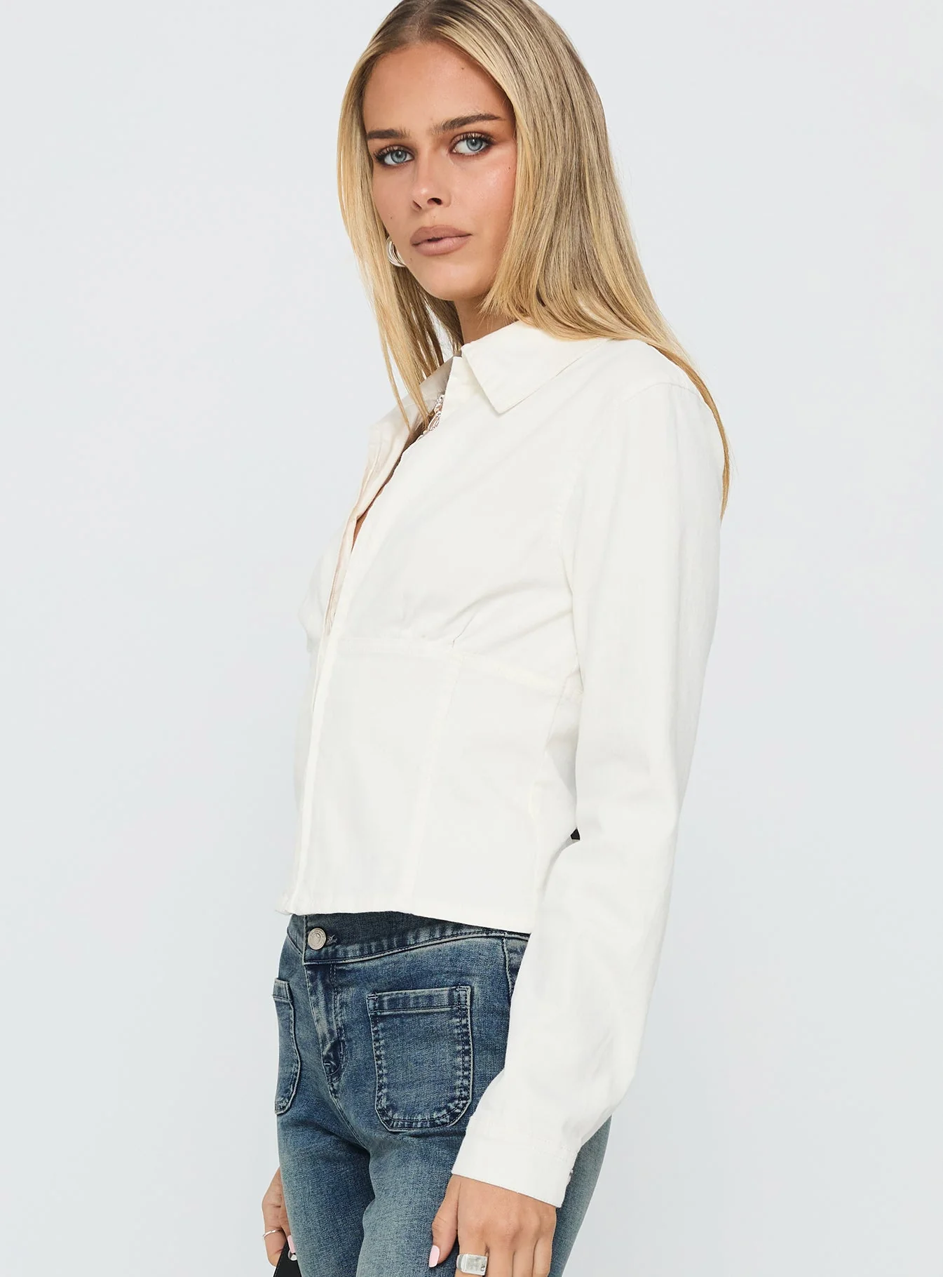 On Our Own Jacket White - Image 4