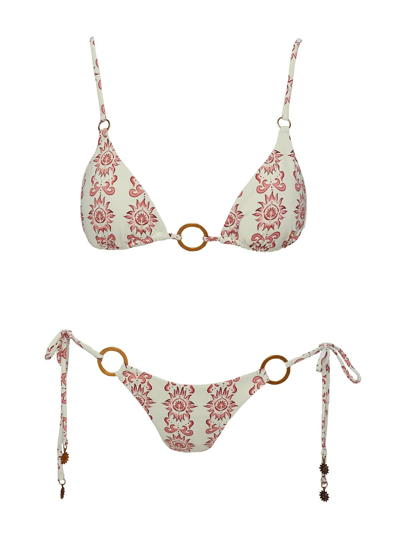 Ortzi Ring Tie Side Bottoms White / Red - Image 5