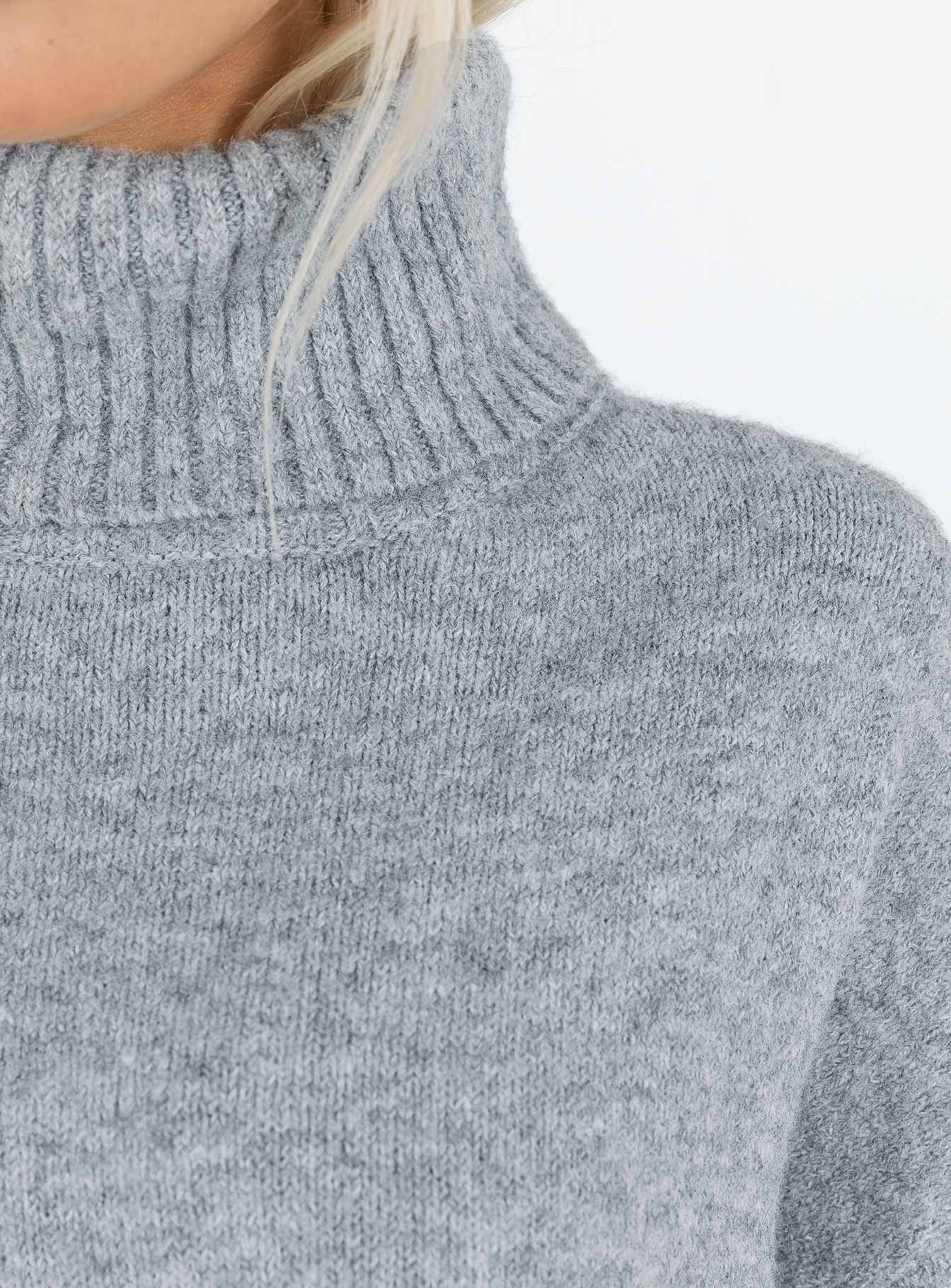 Oswin Turtleneck Sweater Grey - Image 8