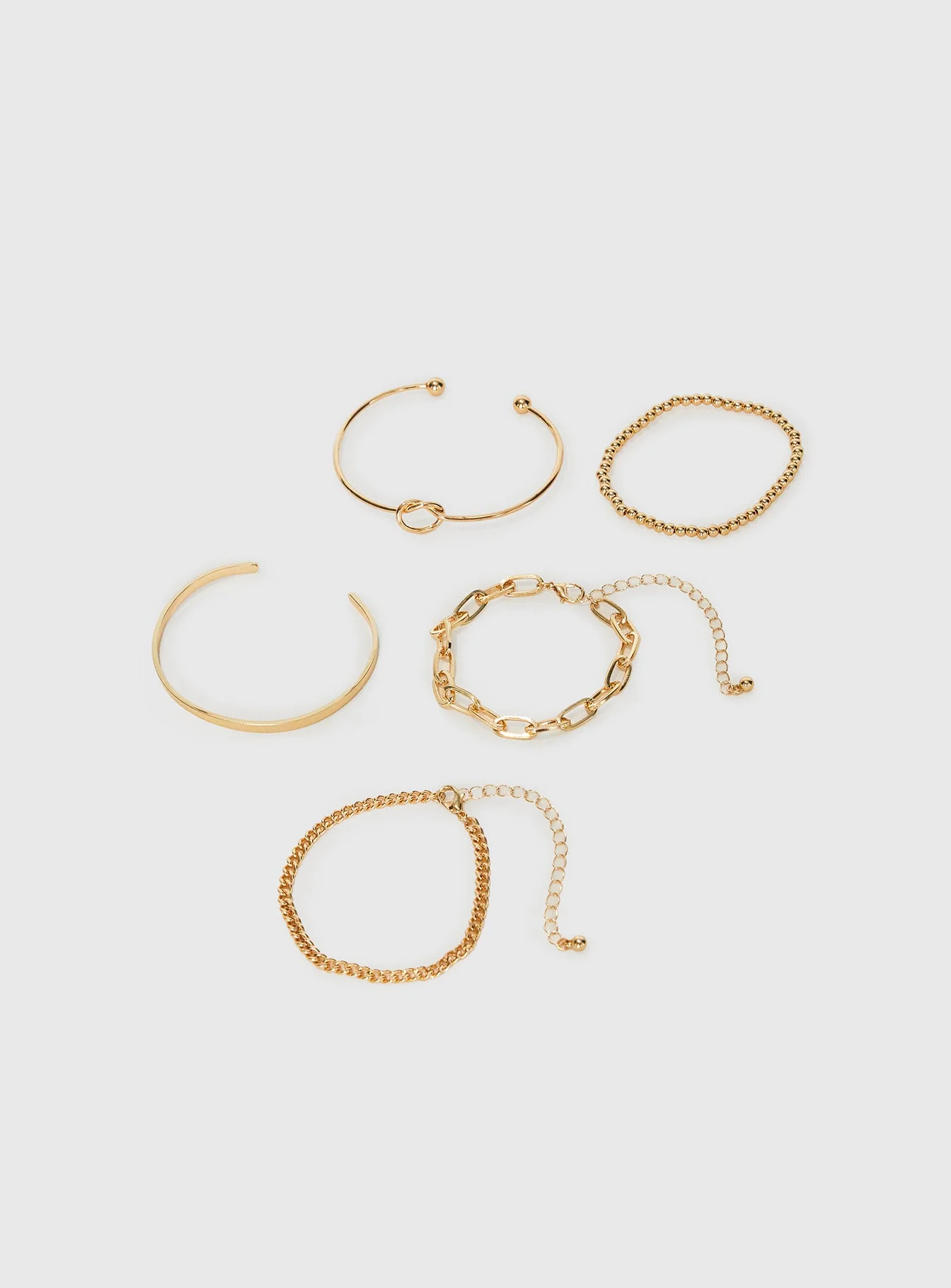 Over Here Bracelet Set Gold - Image 3
