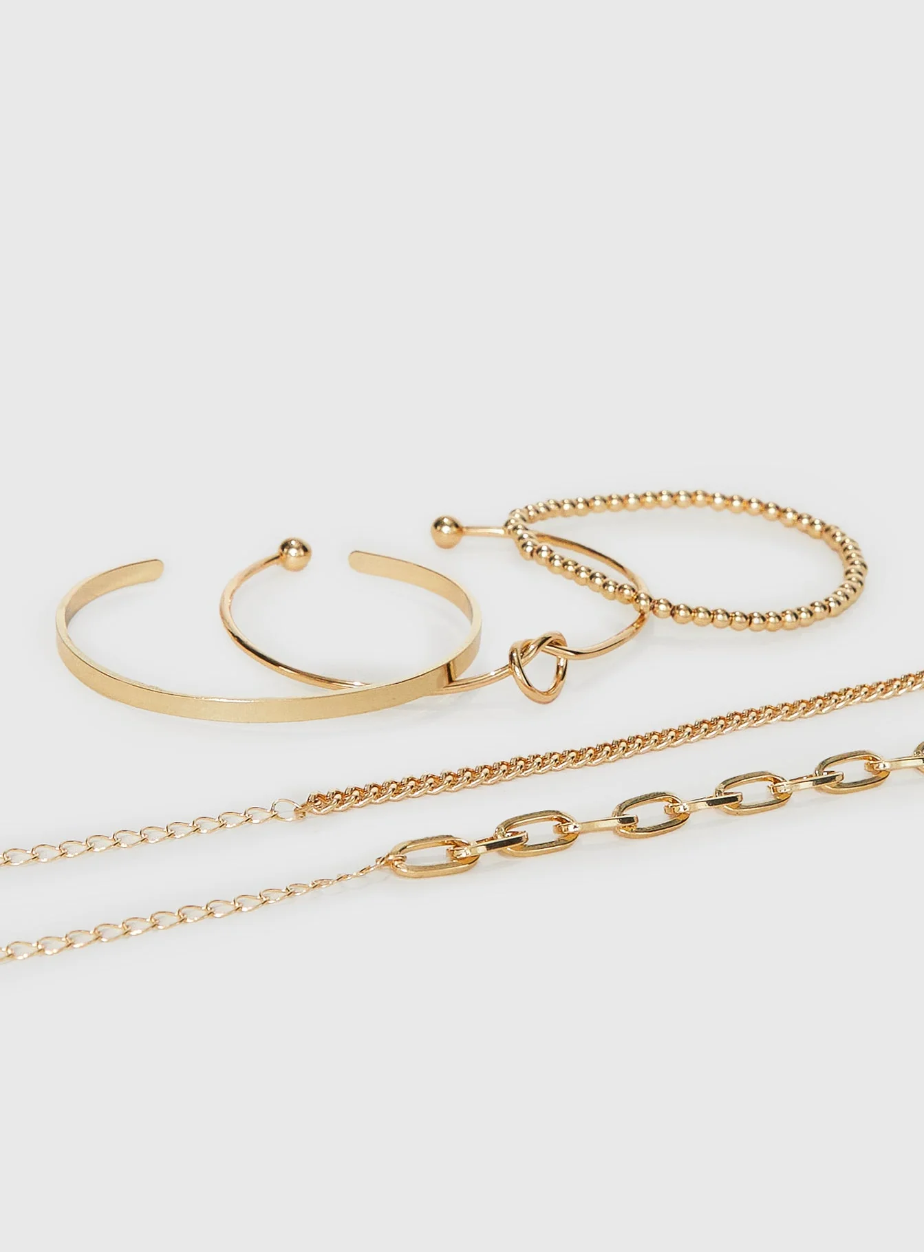 Over Here Bracelet Set Gold - Image 4