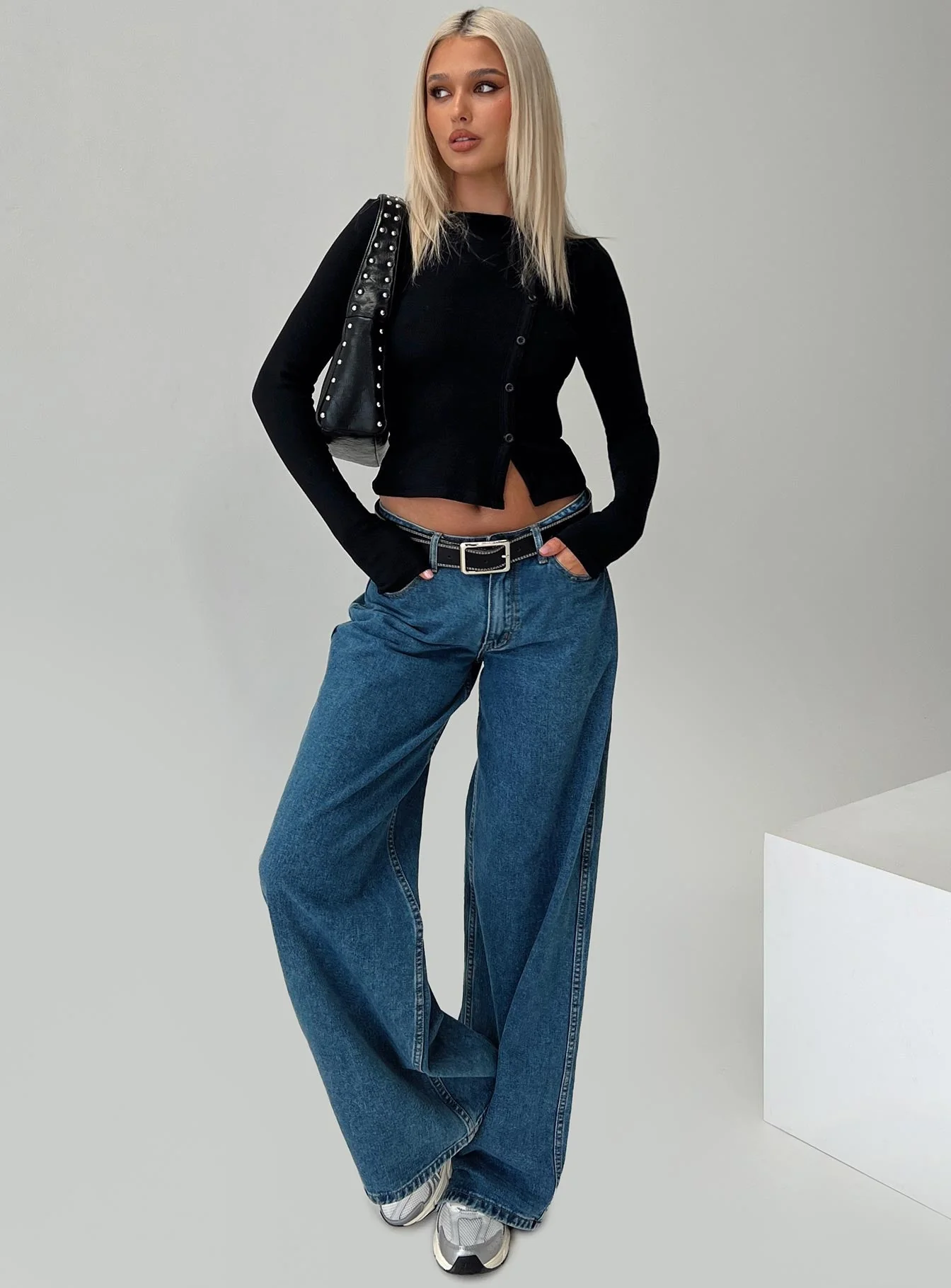 Passoni Long Sleeve Top Black - Image 8