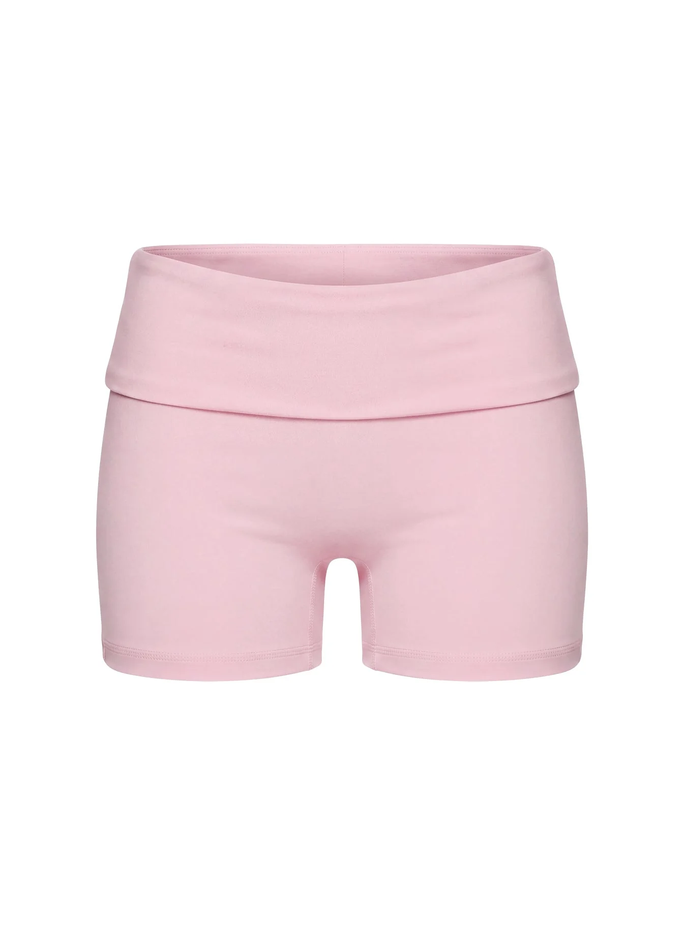 Peak Foldover Micro Shorts Pink - Image 10
