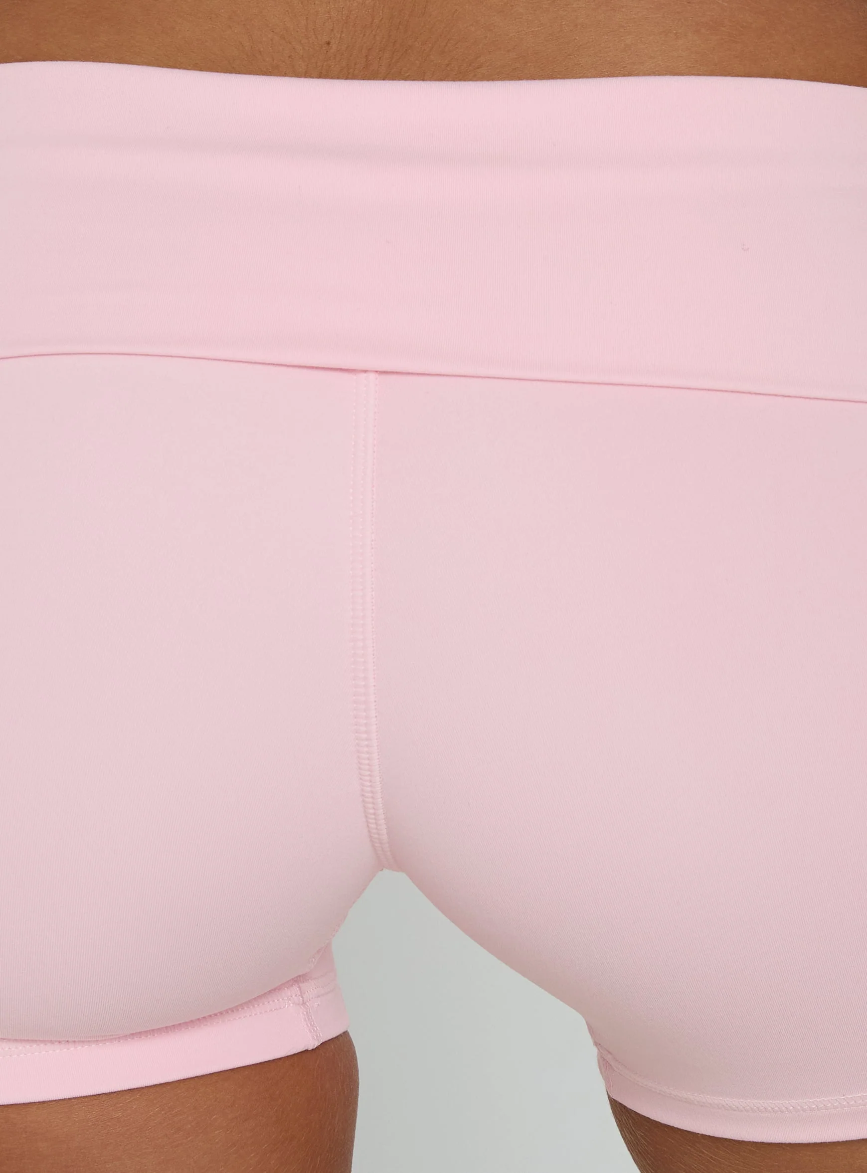 Peak Foldover Micro Shorts Pink - Image 7